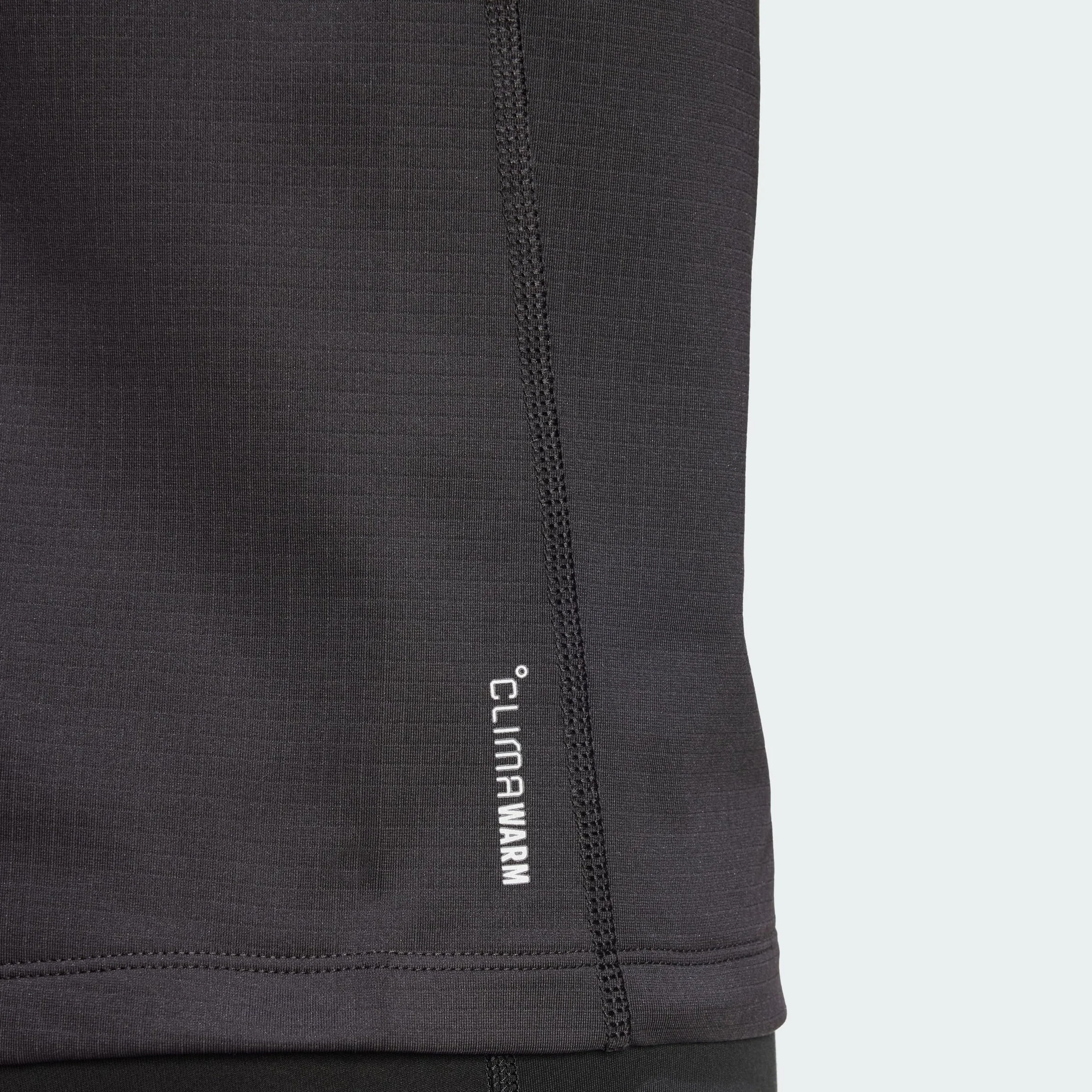 adidas Mężczyźni Own the Run Winterized Hooded Half-Zip, Black, L