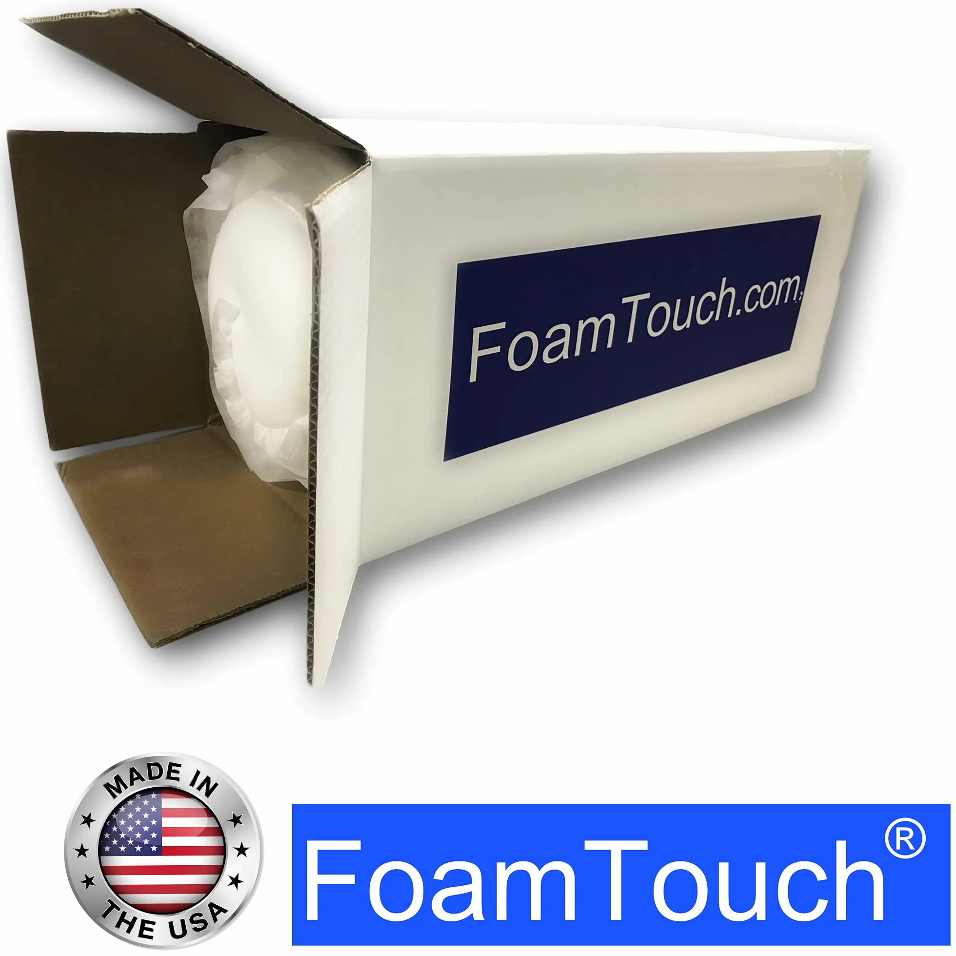 FoamTouch Pianka tapicerska 4 x 24 x 72 MDF, 1 szt. (1 sztuka), biała