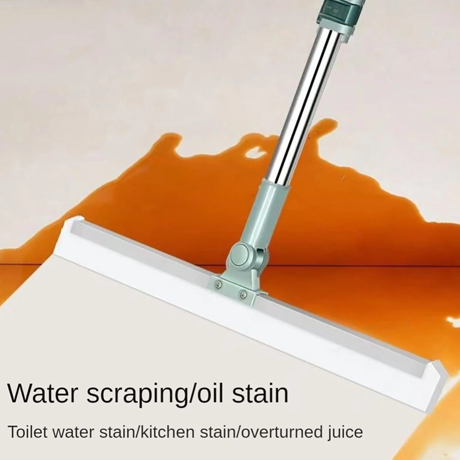Silicone Broom, Magic Broom Sweepesr, Rubber Broom, Soft Push Broom, Pet Hair Removal Brush, Efficient Hair and Dust Removal Multifunctional Cleaning Tool for Wet Room, Shower, Bathroom, Glass