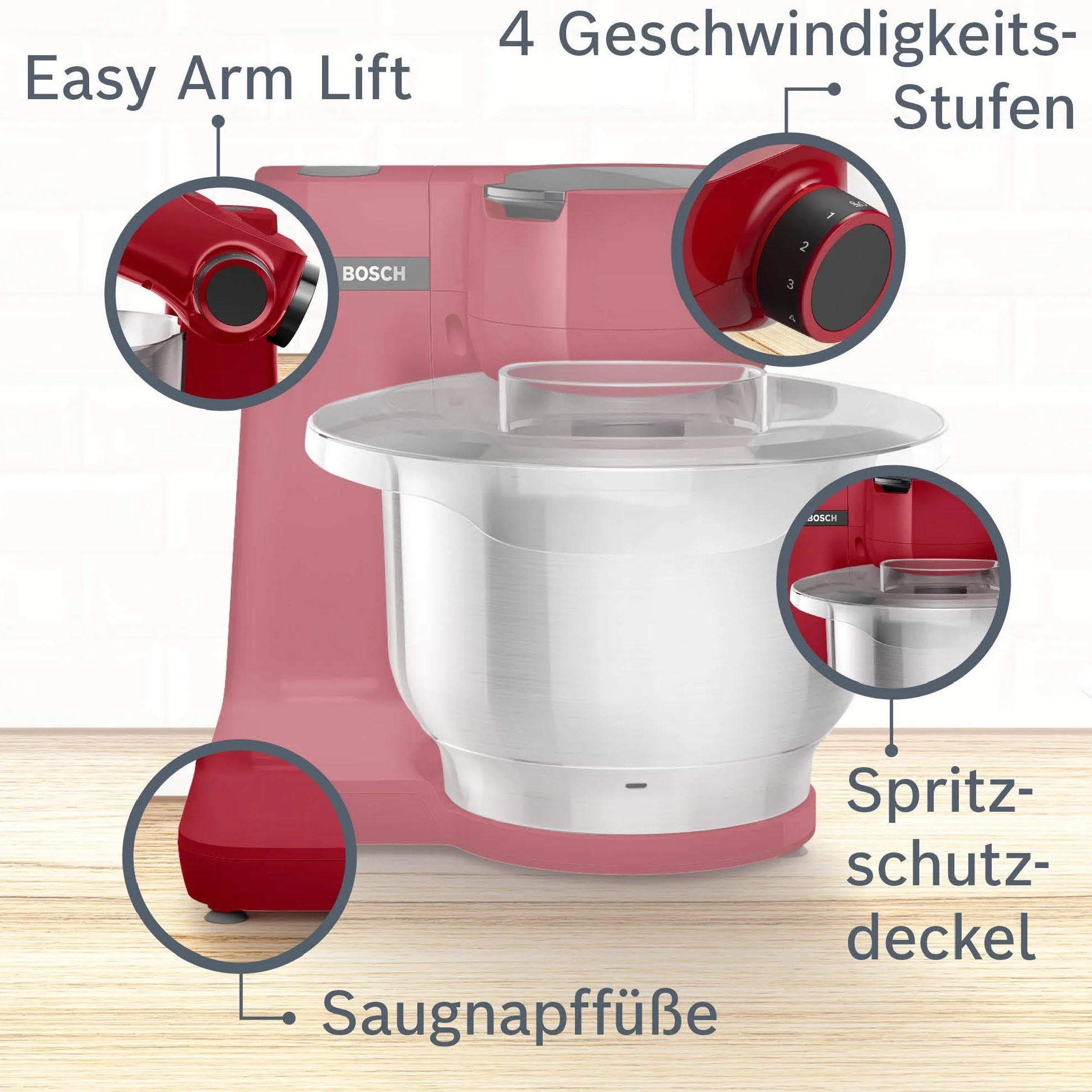 Bosch Serie 2 MUMS2ER01 Robot kuchenny 700 W 3,8 l