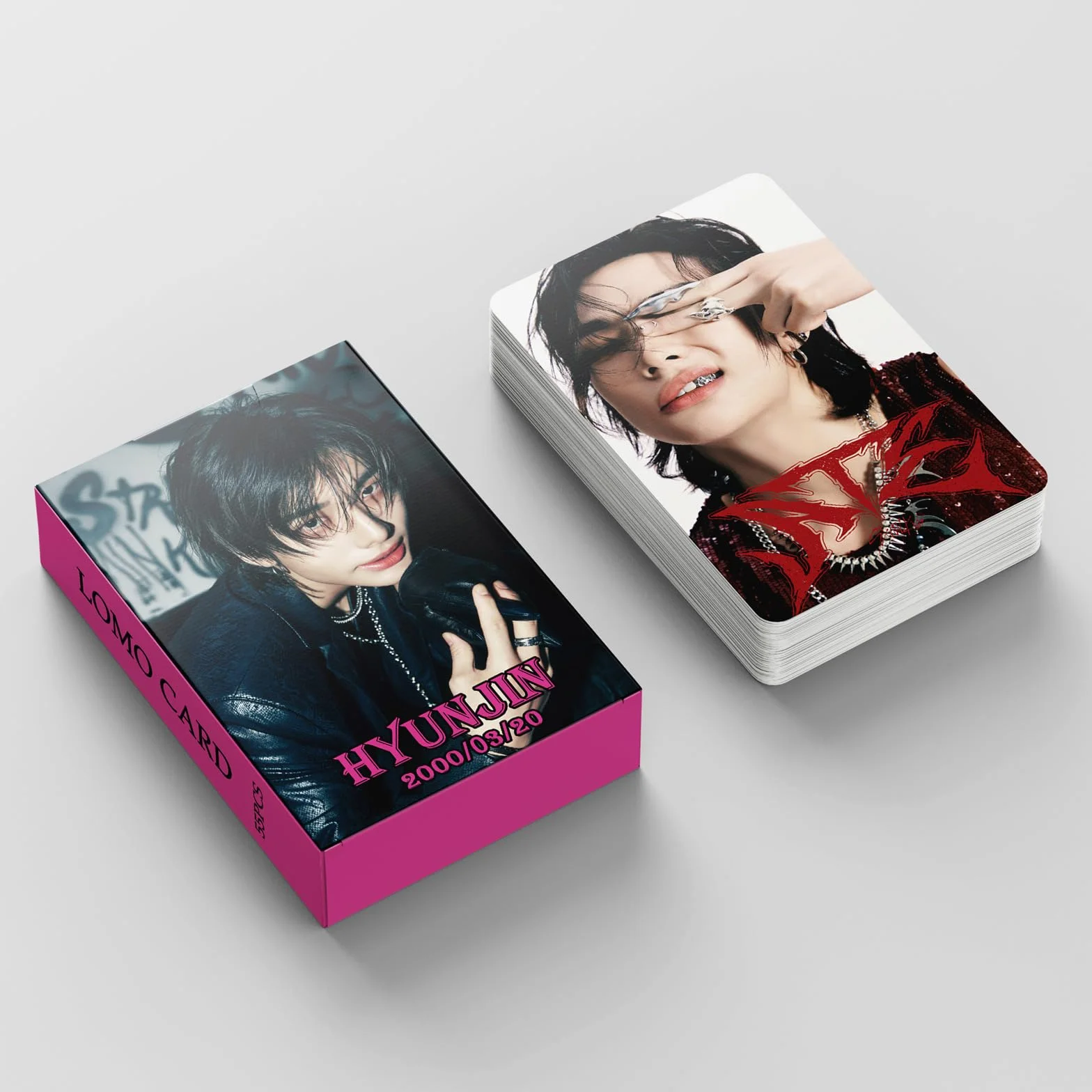 Stray Kids Fotokarty Kpop HyunJin 55 szt karty fotograficzne