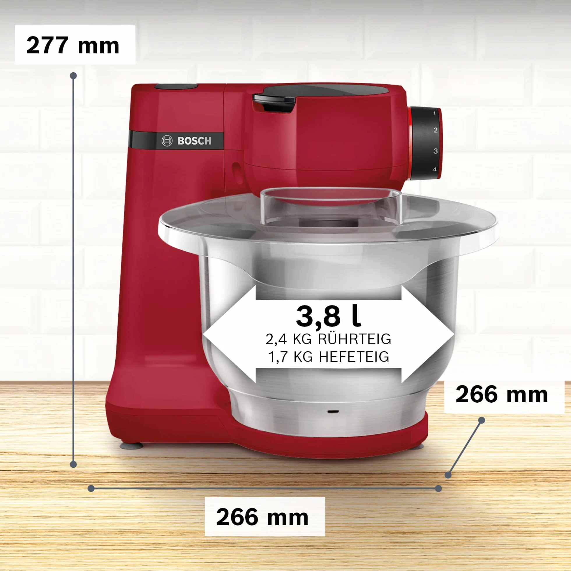 Bosch Serie 2 MUMS2ER01 Robot kuchenny 700 W 3,8 l