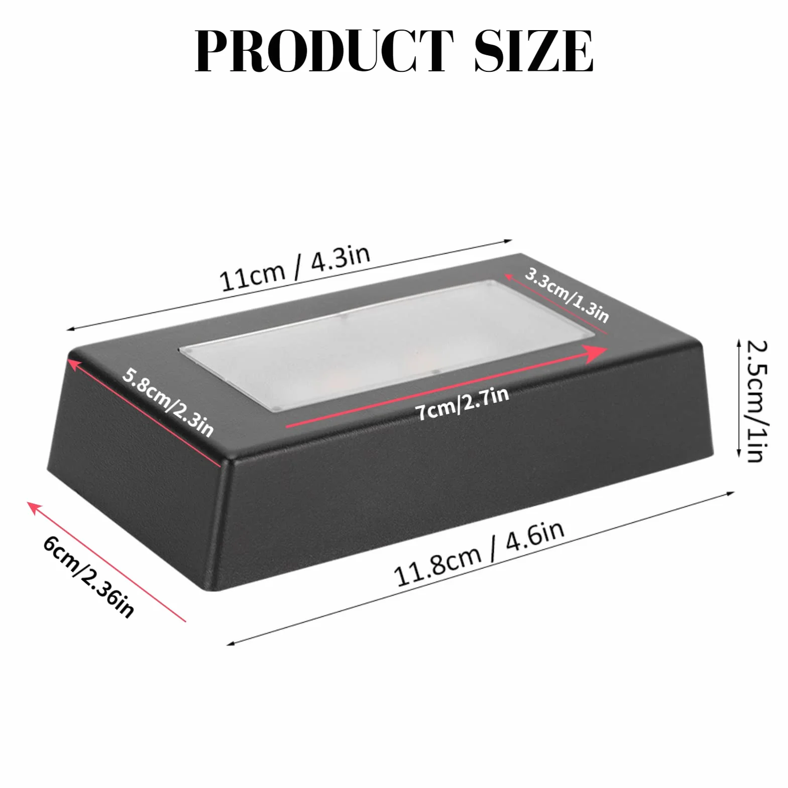 Podstawa wyświetlacza LED z kolorowym światłem do rzeźb ze szkła kryształowego 3D, USB