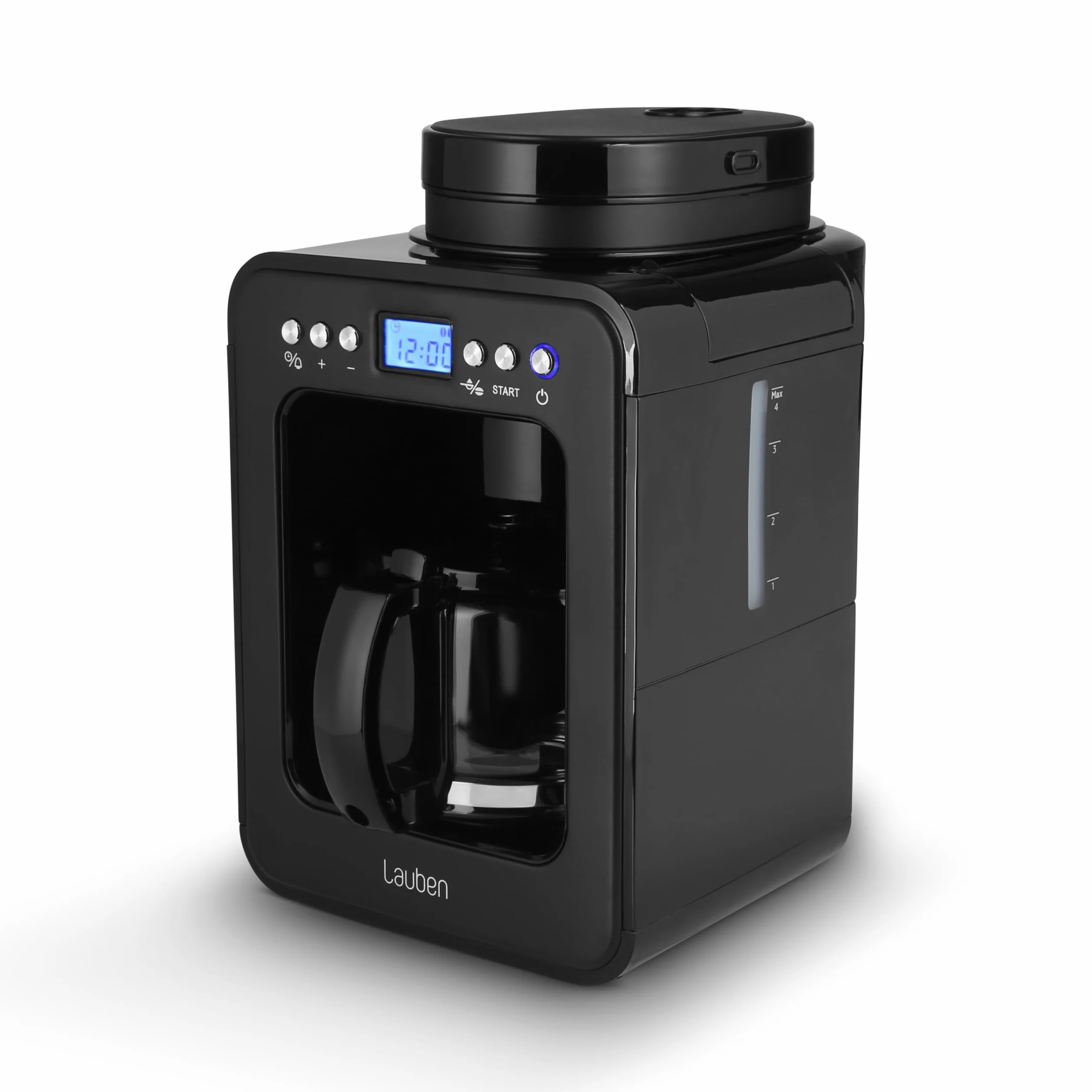 Lauben Grind&Drip Coffee Maker 600BB mały ekspres do kawy z wbudowanym młynkiem 0,56 l