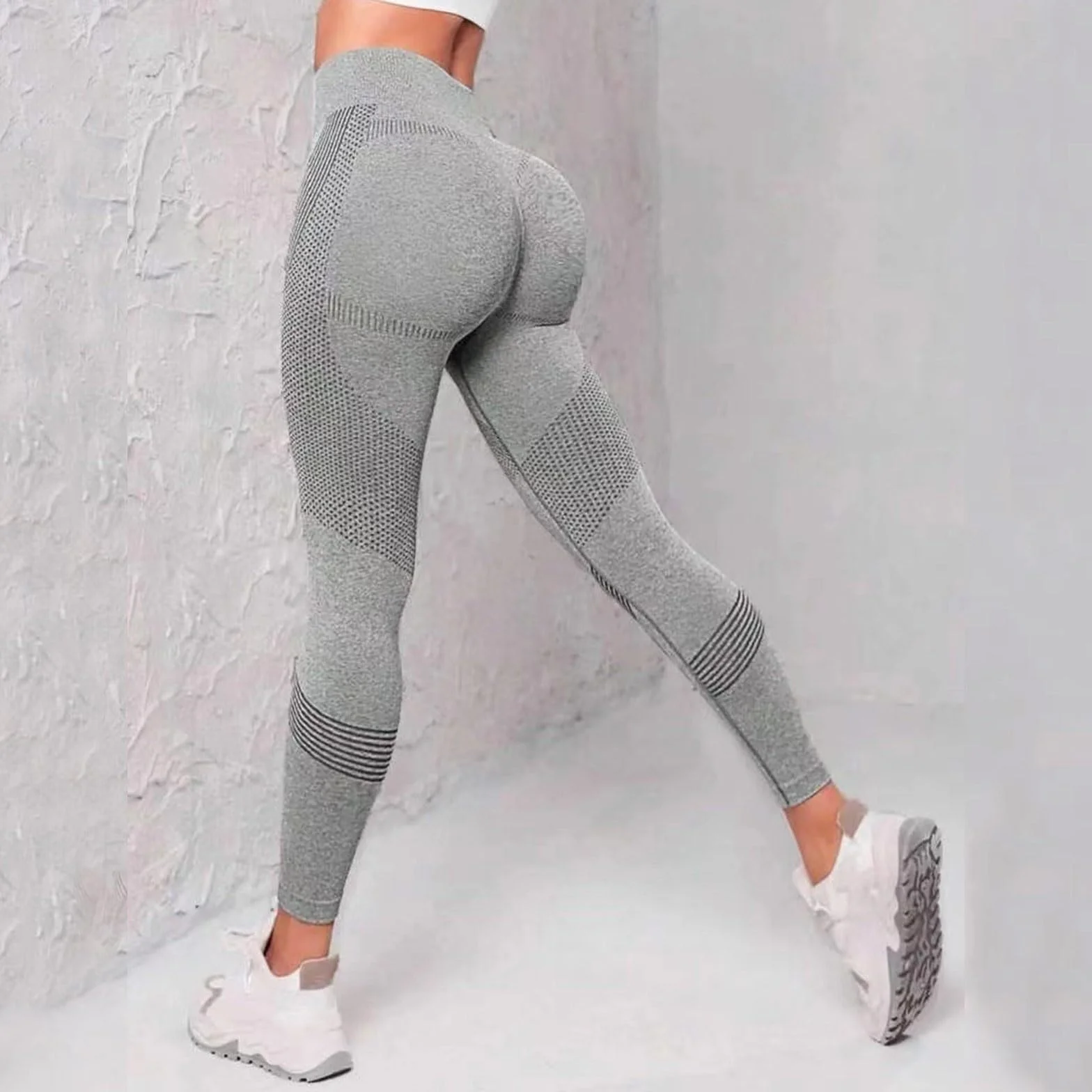 Coreex cellulit legginsy z cellulitu 3D, legginsy kompresyjne, antycellulitowe, bezszwowe wyszczuplające brzuch, nogi, idealne do noszenia na co dzień, w czasie wolnym i podczas uprawiania sportu