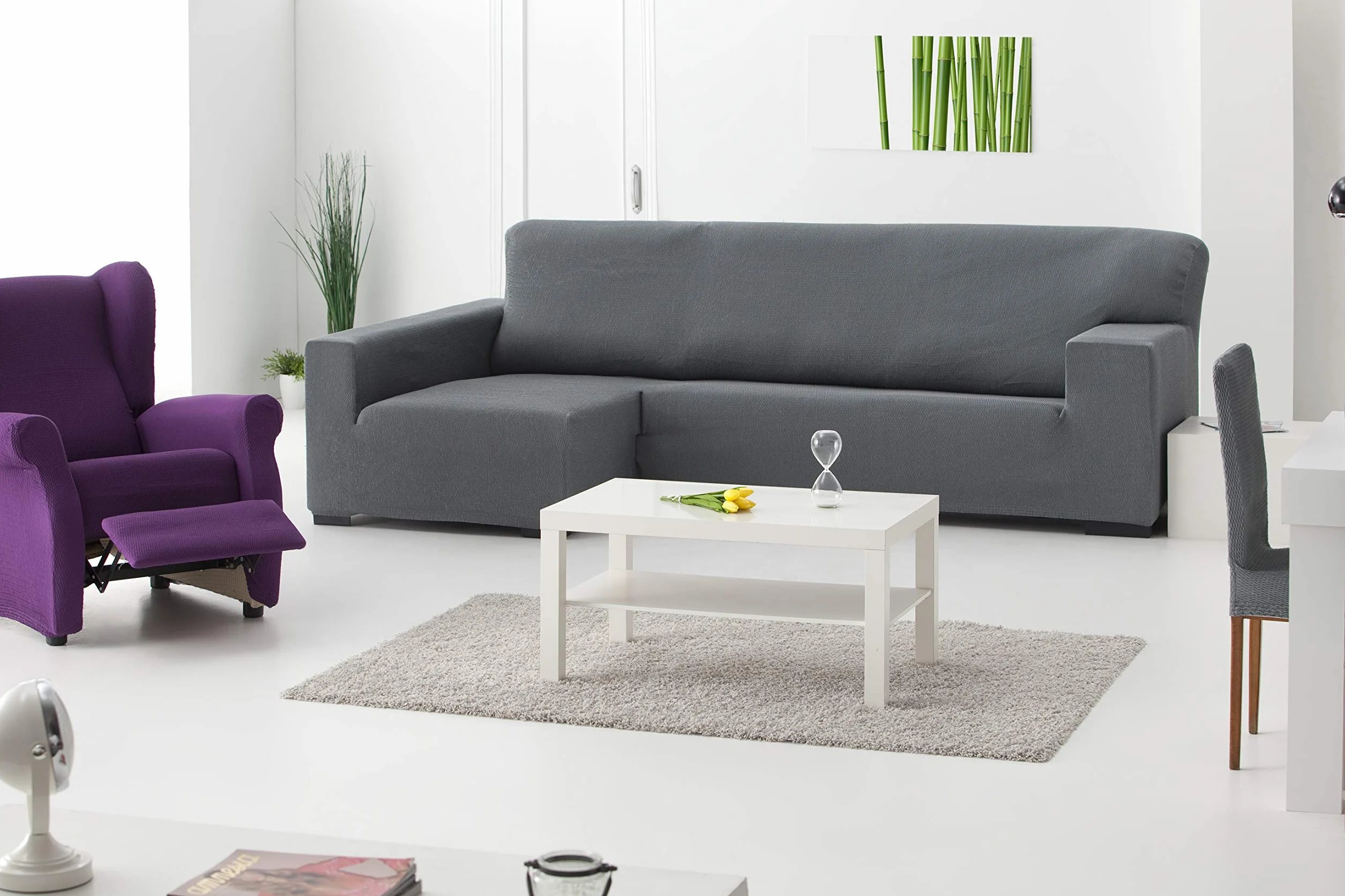 Martina Home Tunez pokrowiec na fotel uszak butelkowa zieleń