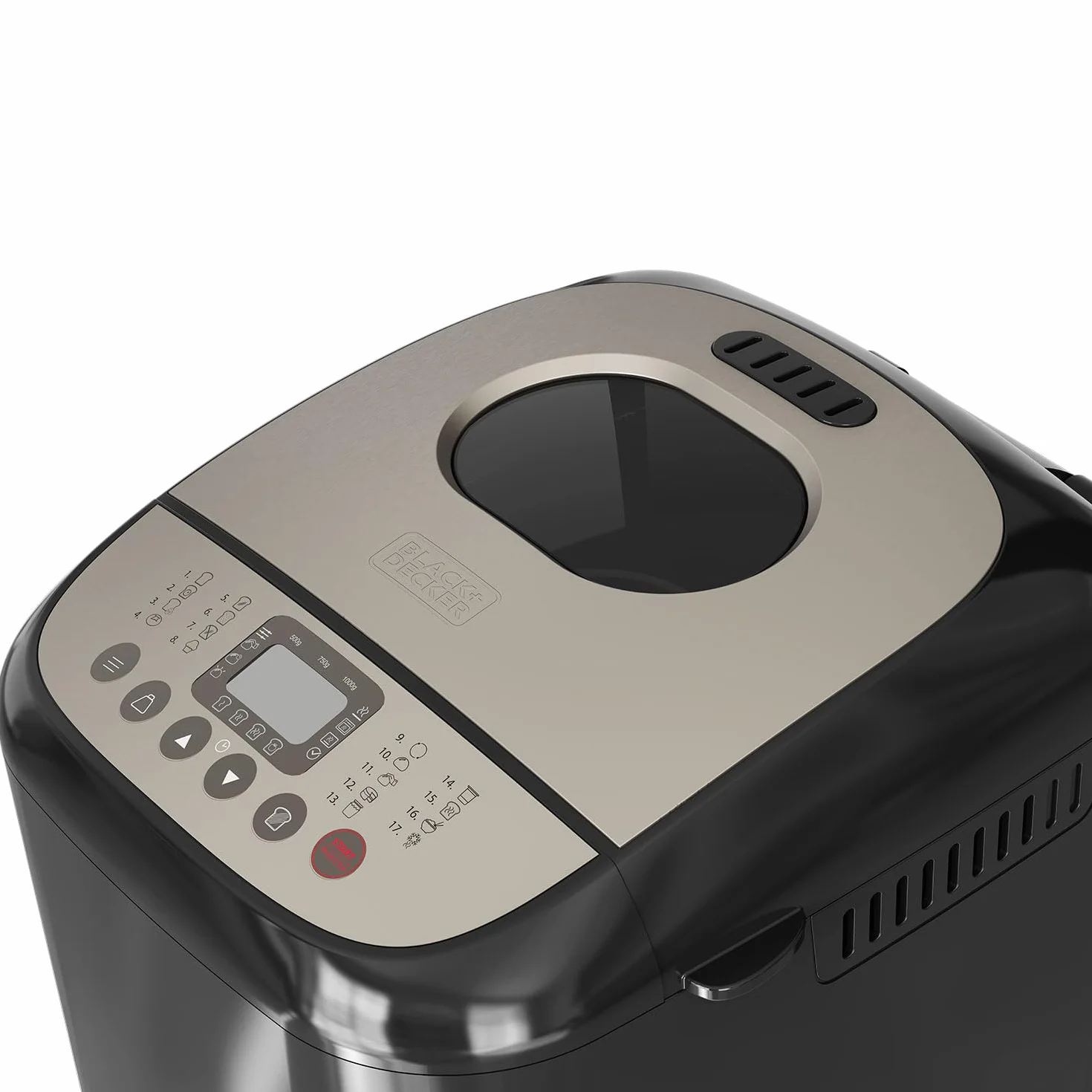 Black+Decker BXBM600E wypiekacz do chleba 600 W 500 g 750 g 1 kg 17 programów programowalny 15 godzin zdejmowane wiadro