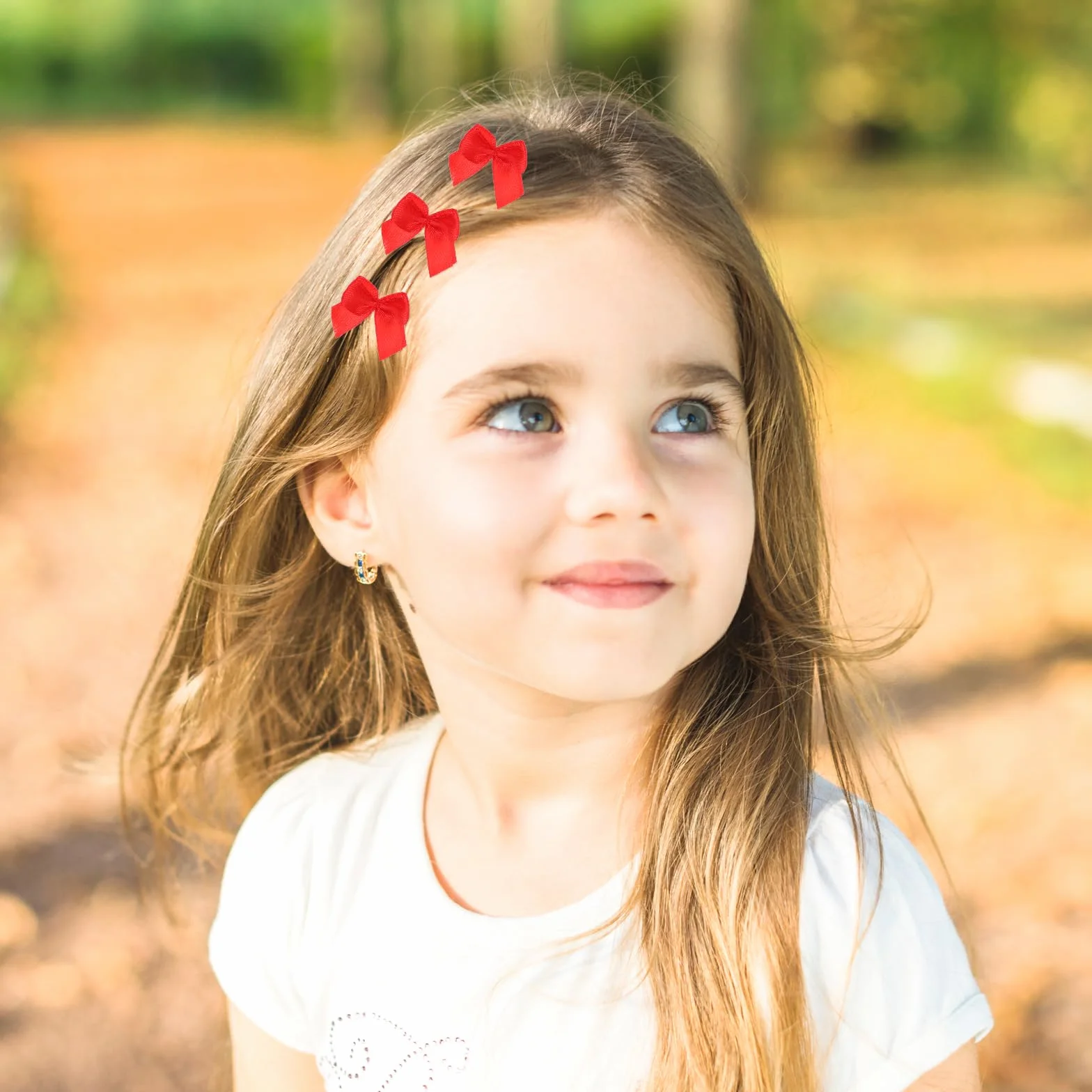 Kokardki satynowe małe czerwone 100 szt. do rękodzieła scrapbooking akcesoria do włosów