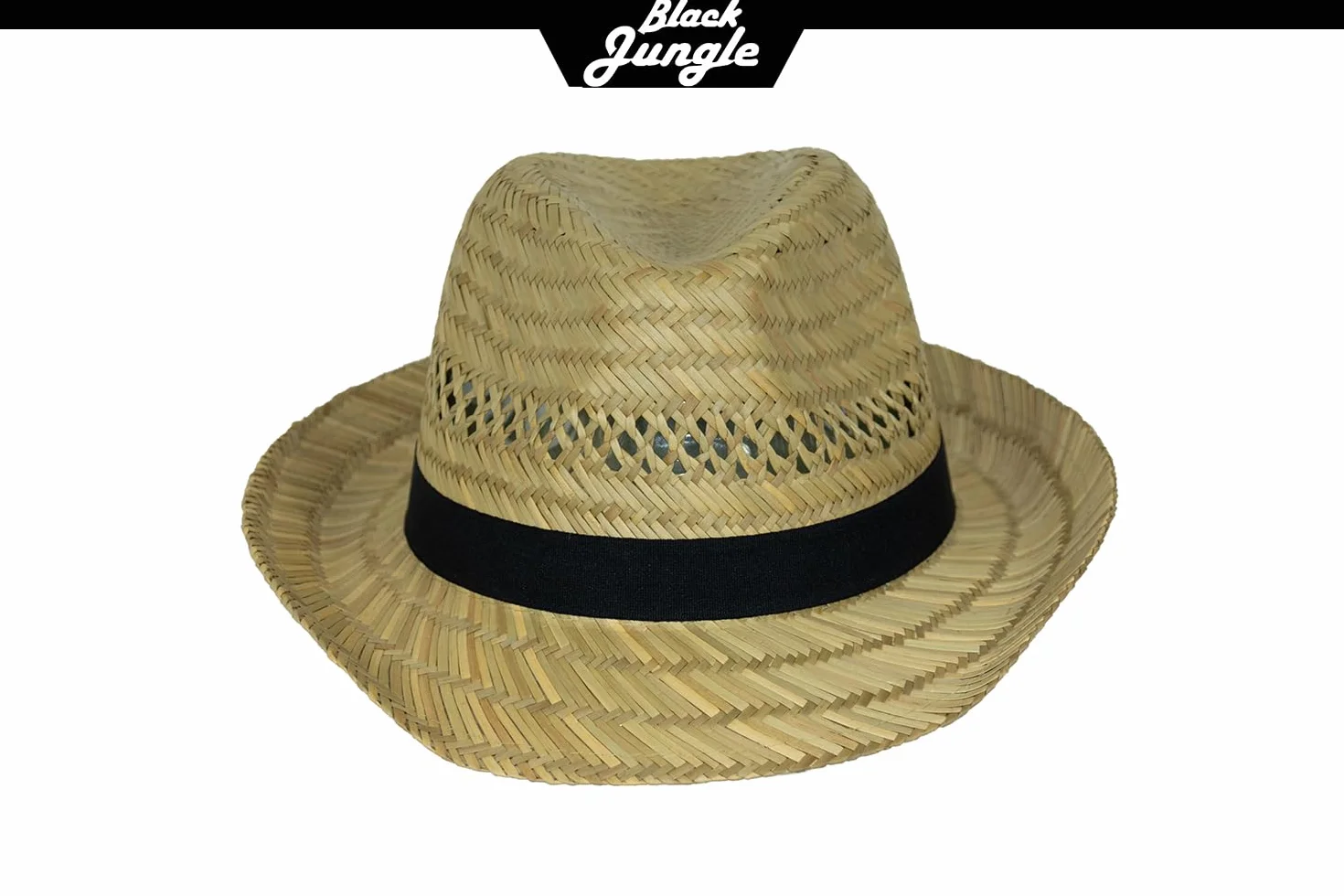 Black Jungle Varadero kapelusz słomkowy naturalny kapelusz letni kapelusz słomkowy Hawana kapelusz unisex Bogart kapelusz Fedora