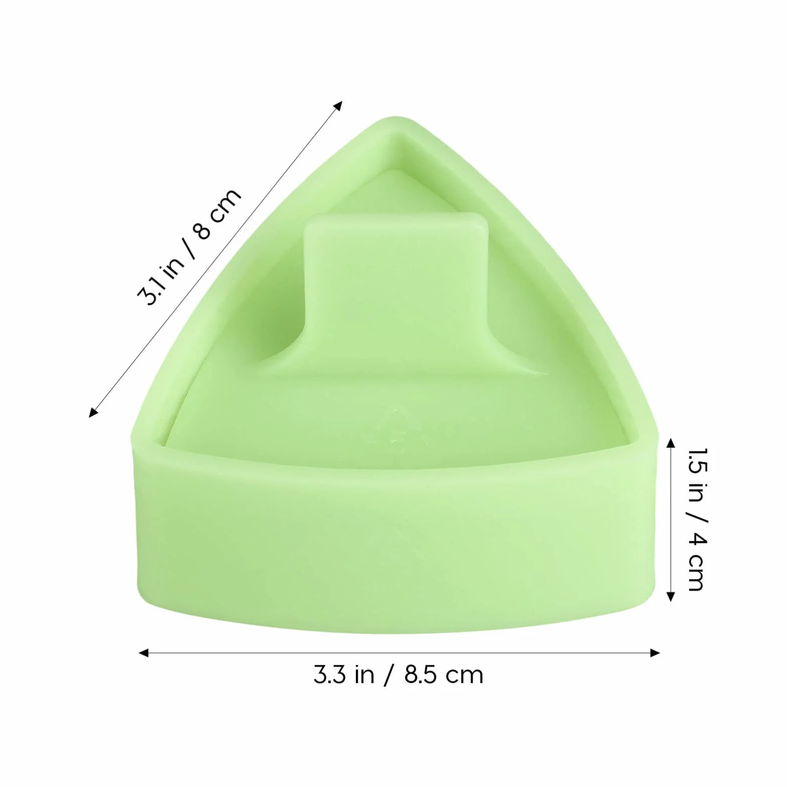 HEMOTON Foremka do sushi Onigiri trójkątna, forma do ryżu, narzędzie DIY
