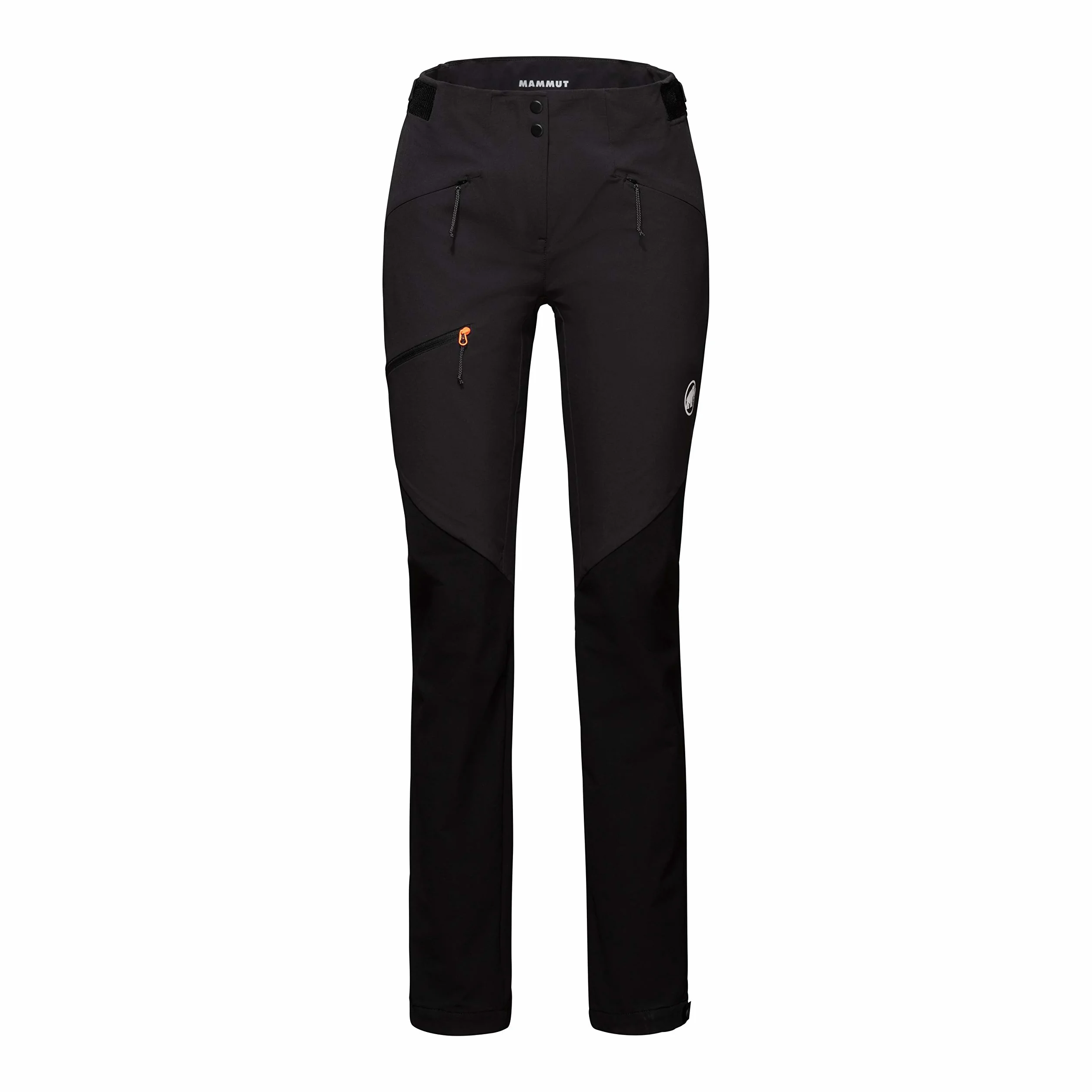 Mammut Courmayeur SO Pants Women – Damskie Spodnie Softshell | Oddychające i Wiatroodporne | Czarne, Rozmiar 36