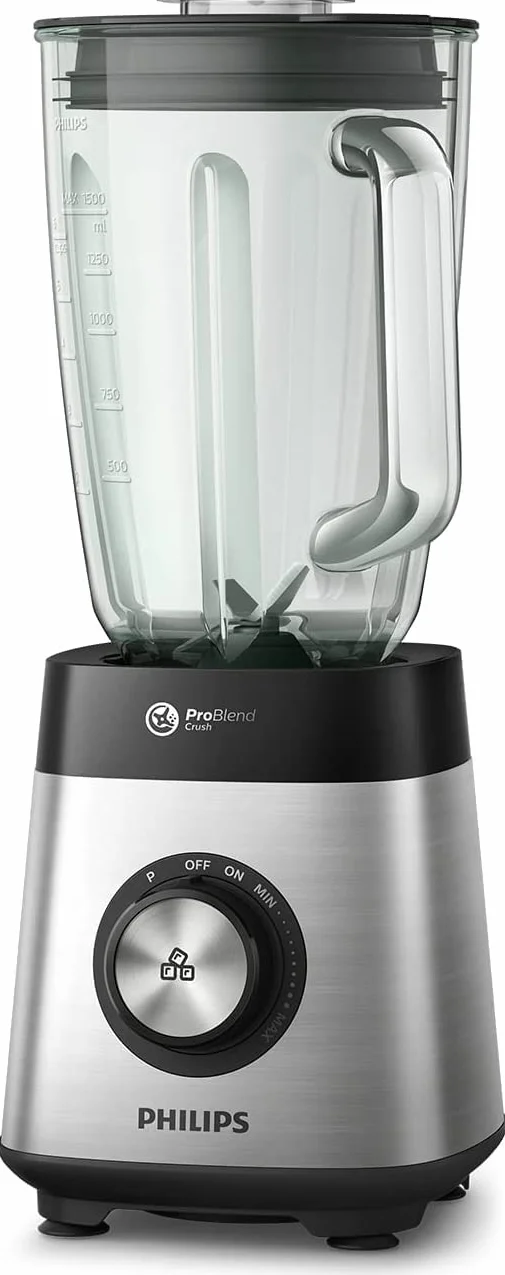 Philips Blender kielichowy 1000 W Szklany dzbanek 2 l Technologia ProBlend Crush HR3573/90