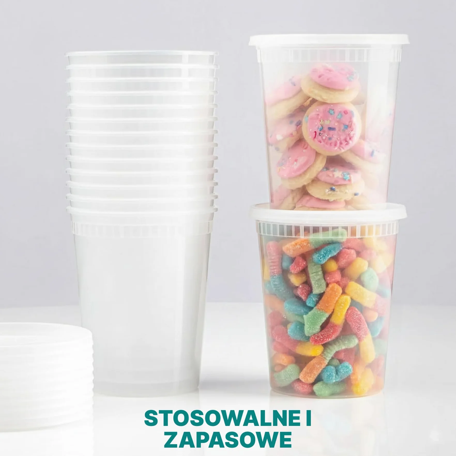 JoyServe 946,3 ml pojemniki na żywność (36 zestawów) – hermetyczne, BPA-free, 1 L z pokrywkami, do dań na wynos, meal prep, zup, mycie w zmywarce i użycie w mikrofalówce