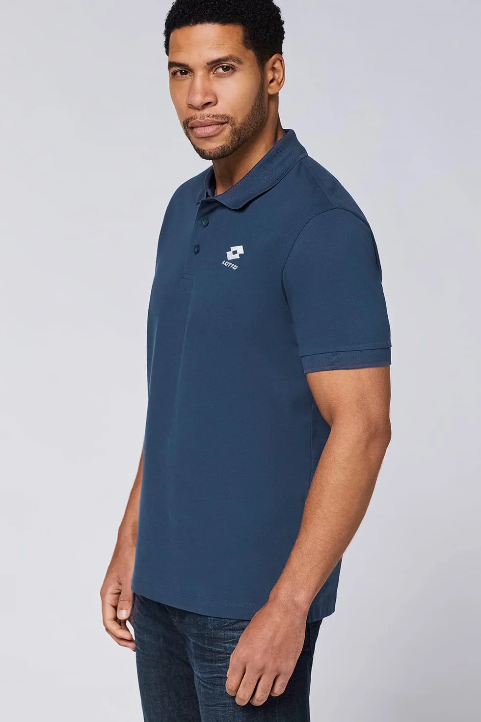 Lotto koszulka polo męska bawełniana, czarna lub niebieska, z krótkim rękawem, zestaw 2 szt., rozmiar L–5XL, elegancka koszulka polo męska z wyszywanym logo, klasyczna i wygodna, oddychająca