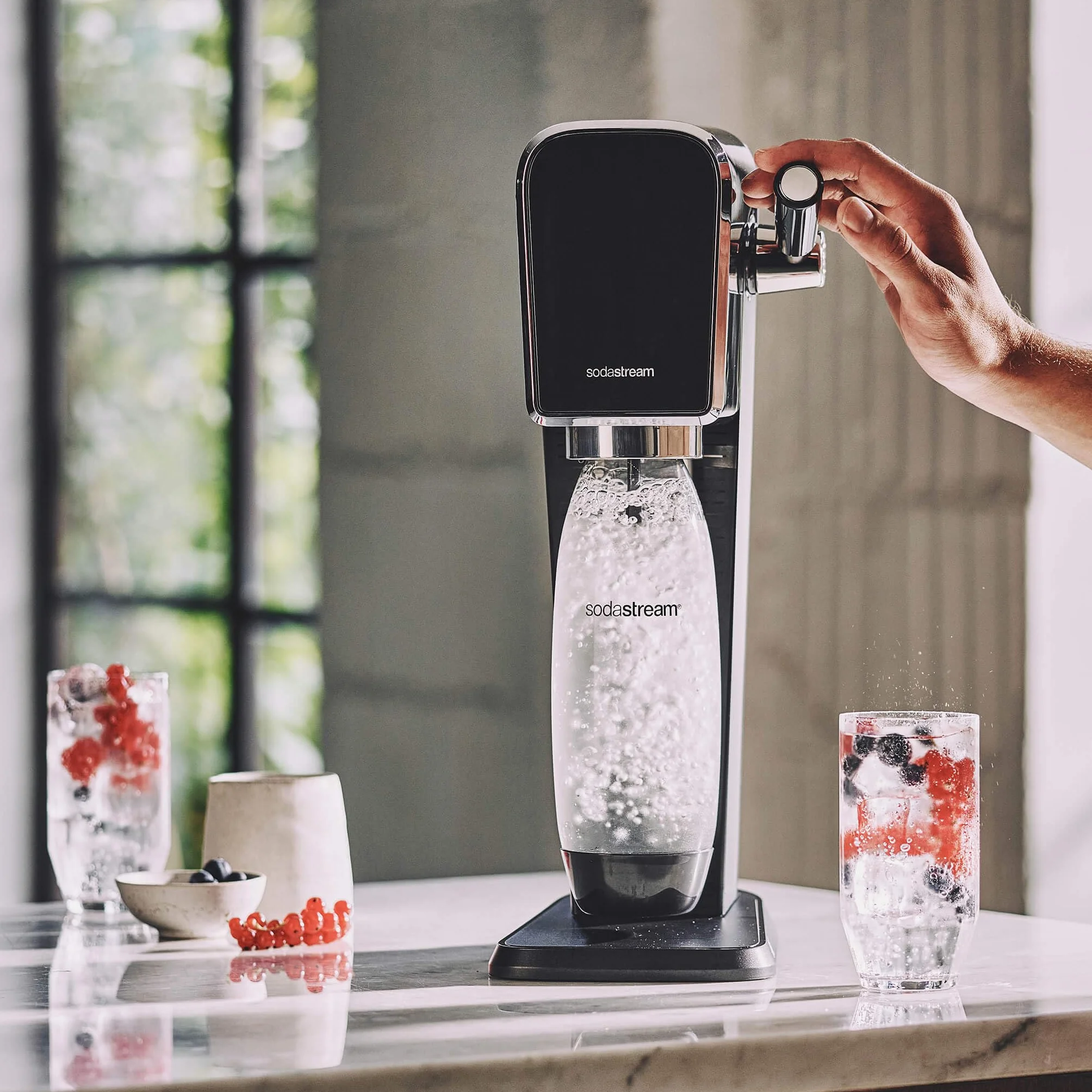 Sodastream Art Saturator, Czarny, 1 l