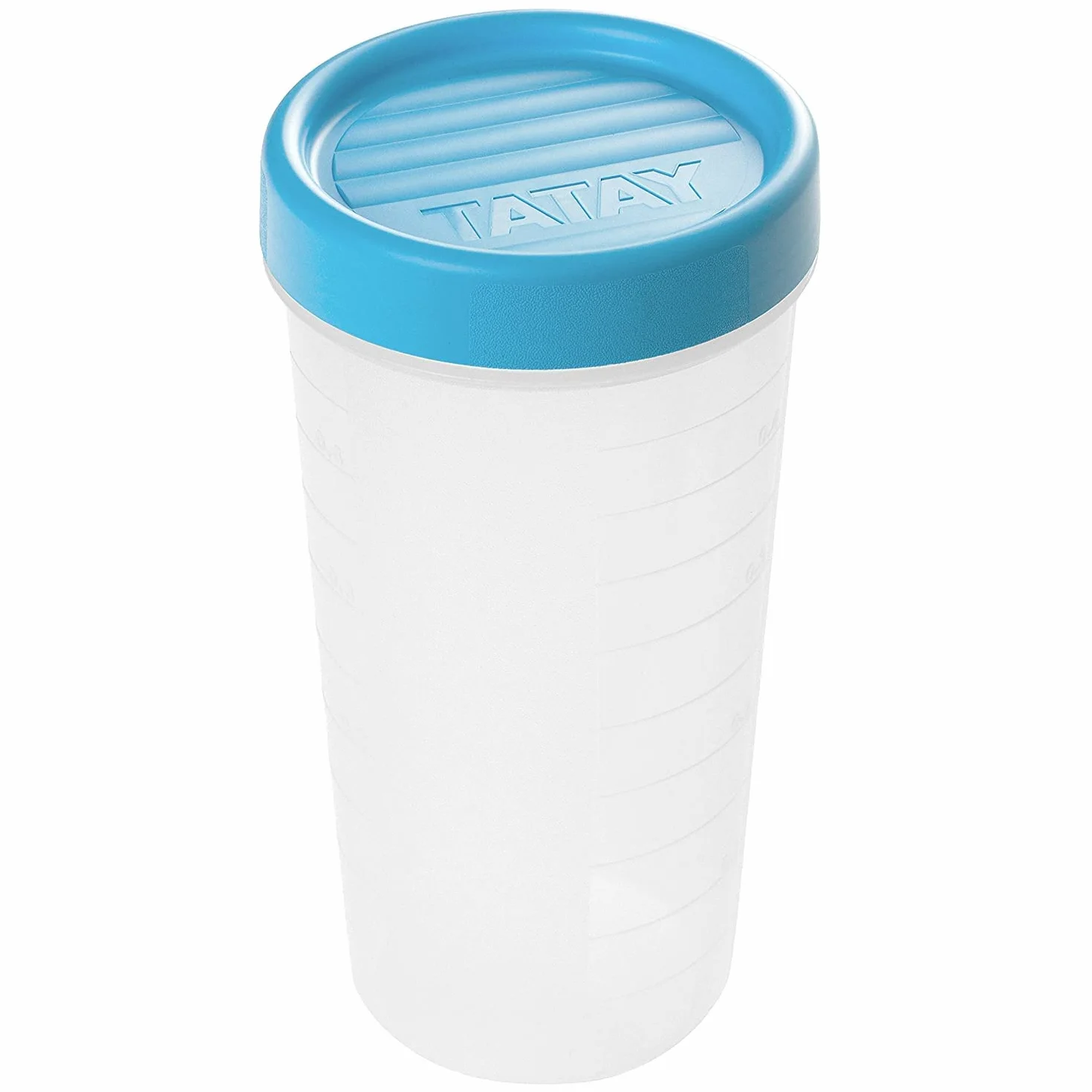 TATAY Pojemnik na żywność Airtight 0,6 l niebieski 8,5 x 8,5 x 16,5 cm