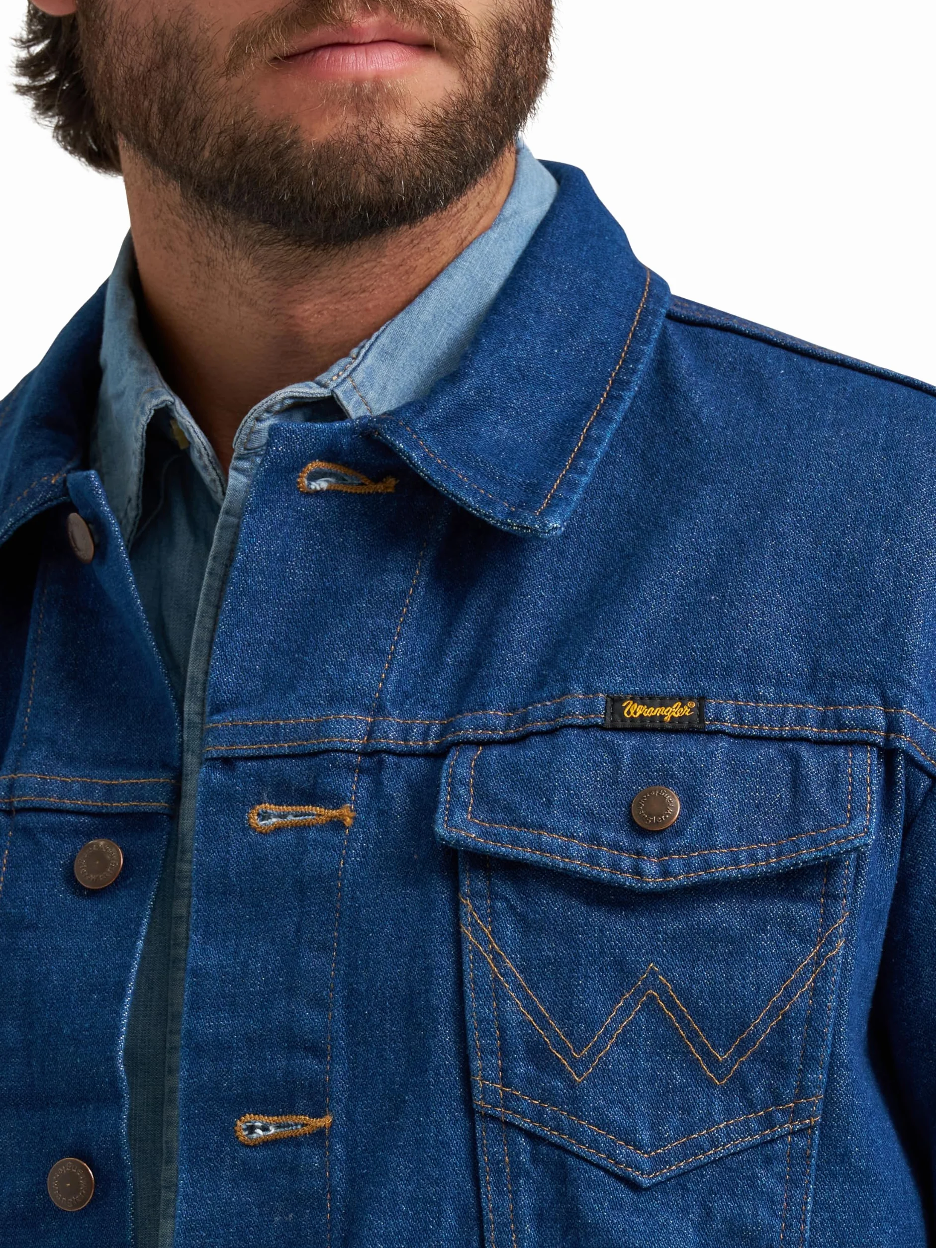 Wrangler Rugged Wear kurtka jeansowa bez podszewki Kurtka dżinsowa Mężczyźni