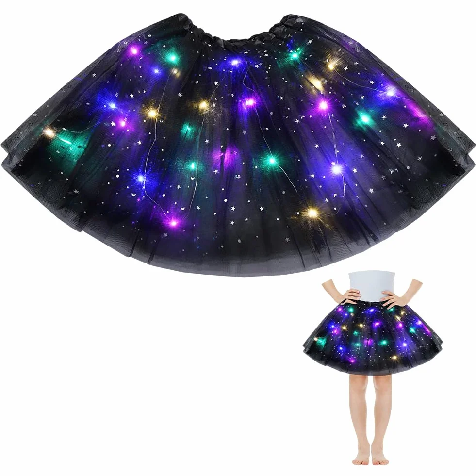 Spódnica tiulowa dla dzieci tutu z podszewką 30 cm