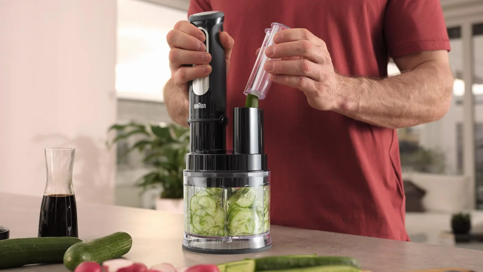 Braun MultiQuick 5 Pro MQ55755M blender ręczny 1000 W 25 poziomów prędkości Easy Click Plus czarny
