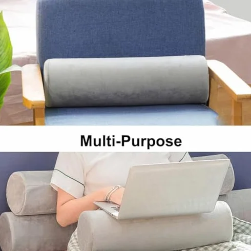 Poduszka pod szyję – ergonomiczna poduszka podtrzymująca szyję i lędźwie (dł. 13,15 x 50 cm) – idealna do podróży, komfortu do domu i biura, łagodzenie bólu, wsparcie pleców, pomoc w zasypianiu