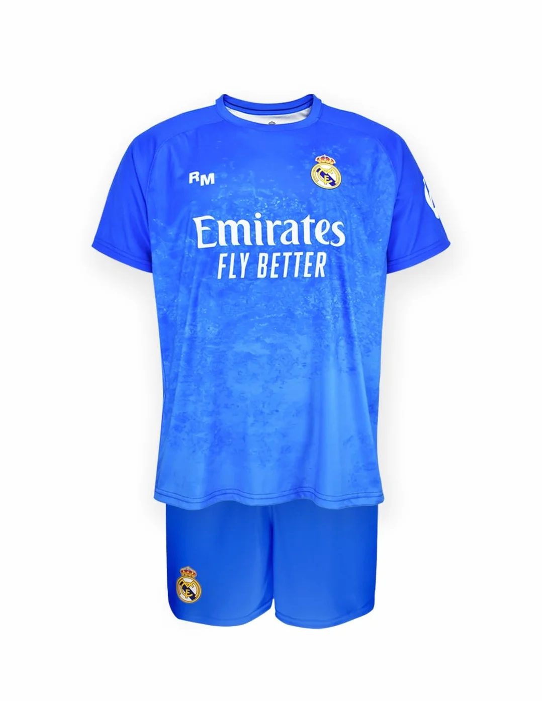 Real Madrid Zestaw dziecięcy Courtois 25/26 - niebieski bramkarz (koszulka + spodnie) | Oficjalna replika | Nazwa COURTOIS i Dorsal 1, rozmiary 6-14 lat