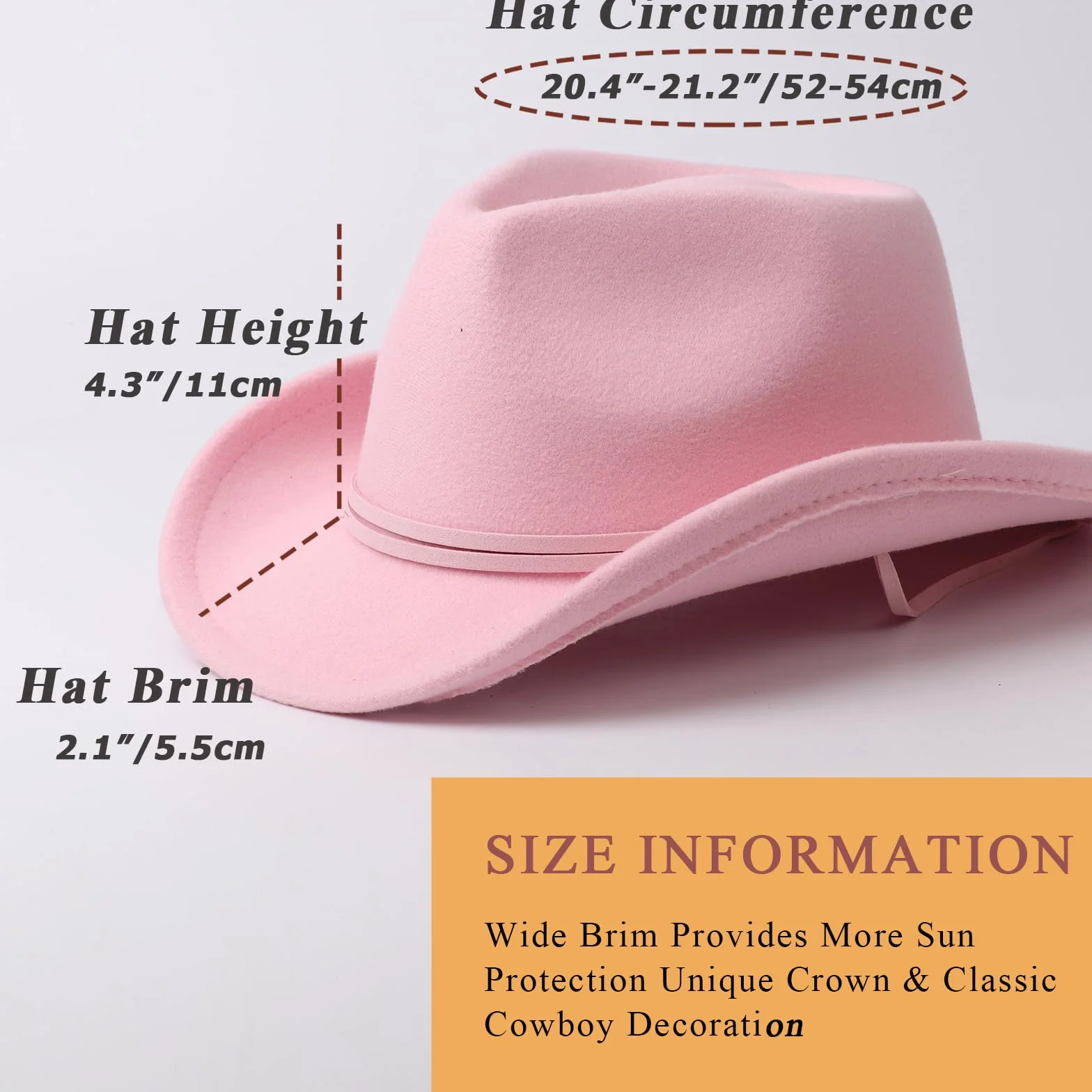 DRESHOW Kowbojski Kapelusz dla Chłopców i Dziewczynek Klasyczna Zachodnia Filcowa Fedora Zapięcie na Pasek Retro Panama Kapelusze ze smyczą wiatrową Unisex Zwijane Czapki dla Dzieci 3-8 Lat