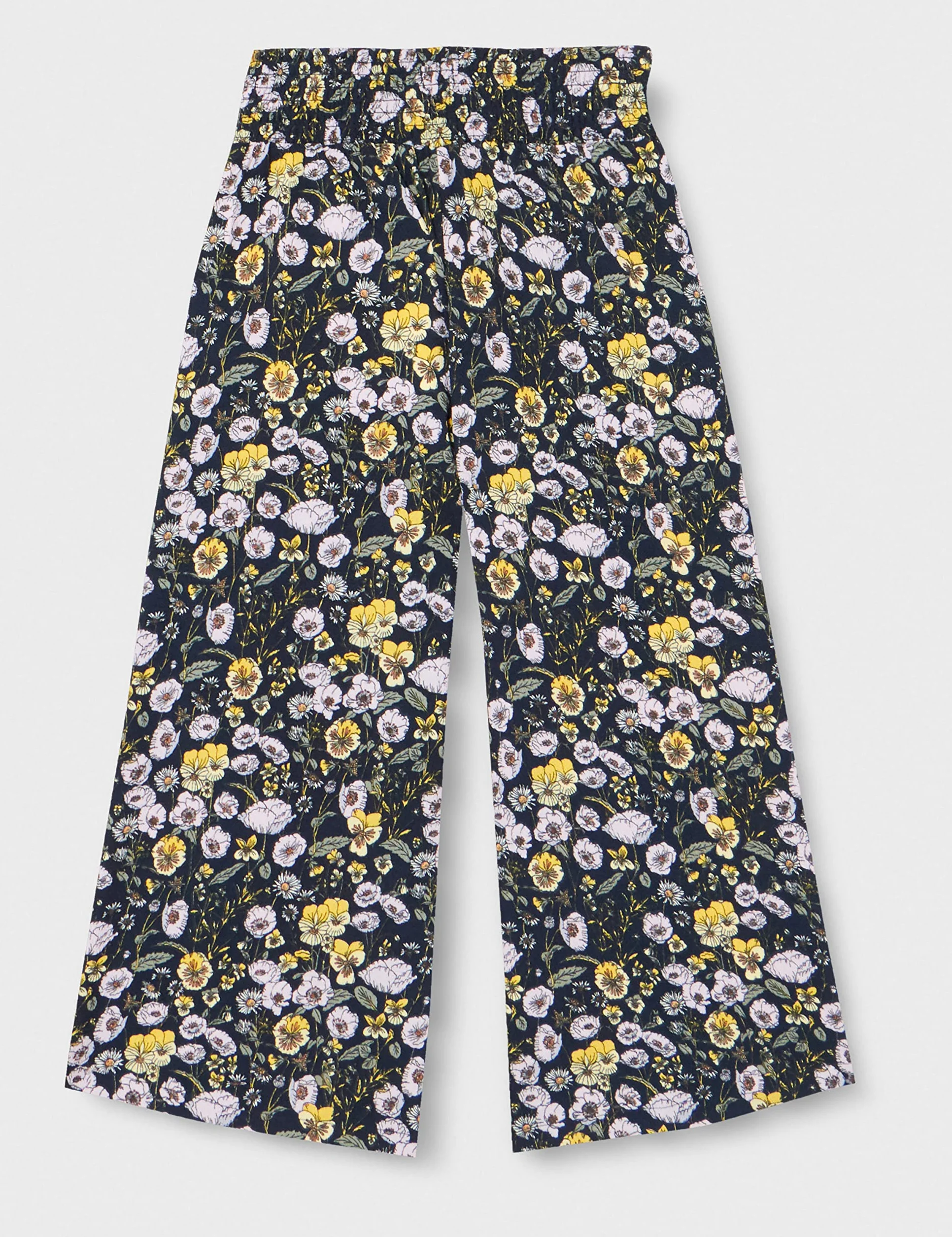 Bestseller A/S Dziewczęce spodnie NKFJILIMA Wide Pant, Dark Sapphire, 122, Dark Sapphire, 122 cm