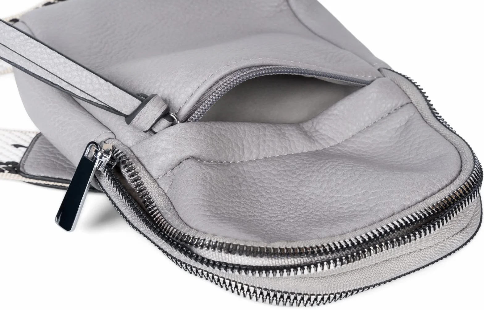 styleBREAKER Damski plecak One Shoulder, wzorzysty pasek na ramię, jednokolorowa torba crossbody, plecak miejski, Sling Bag 02012387