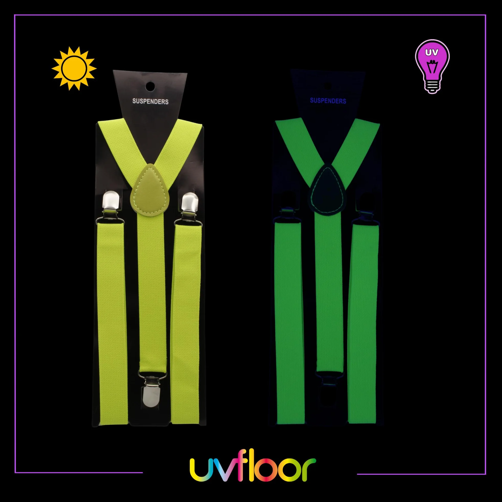 UV Floor Szelki, 8717662462047, neonowy żółty