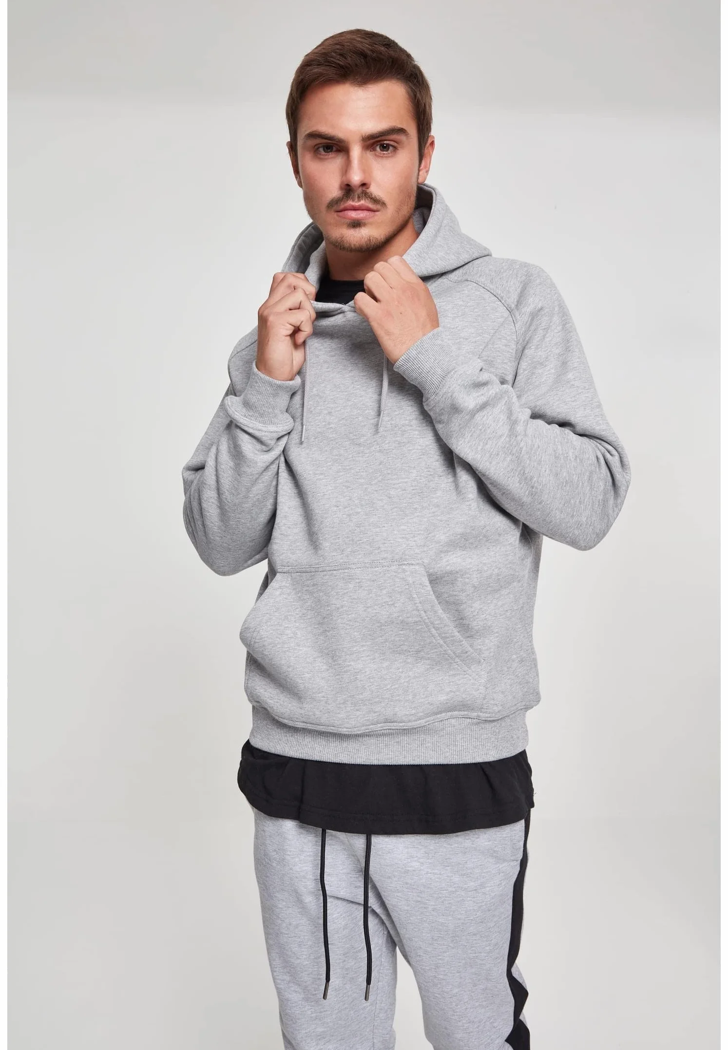 Urban Classics Blank Hoody Bluza z kapturem Mężczyźni