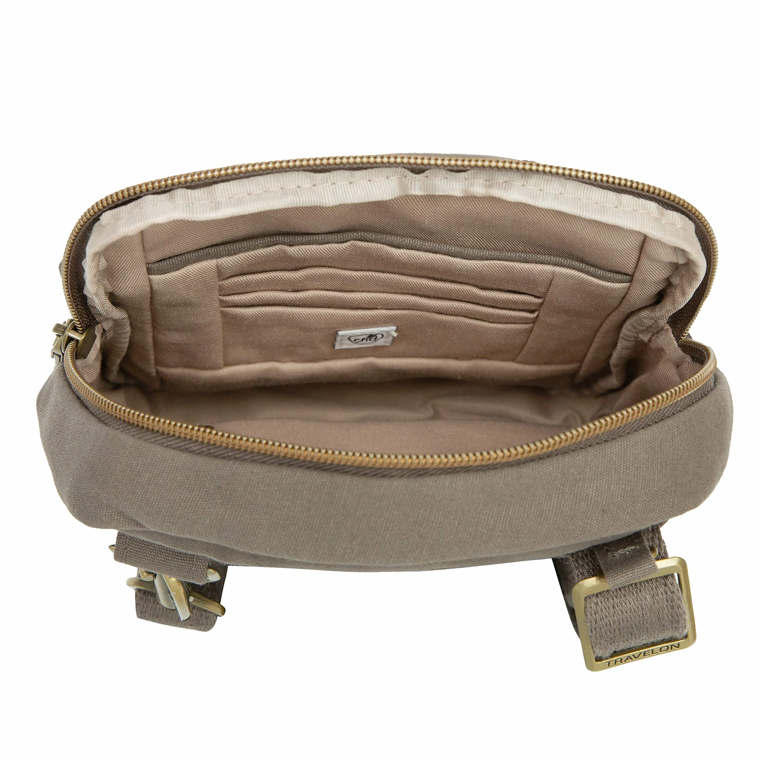 Travelon Torebka podróżna tote Uniseks Travelon Anti-theft Courier Small N/s Slim
