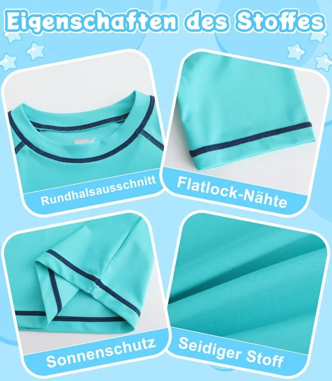 Koszulka do pływania UV dla chłopców koszulka do pływania dla dzieci z krótkim rękawem Rash Guard T-shirt