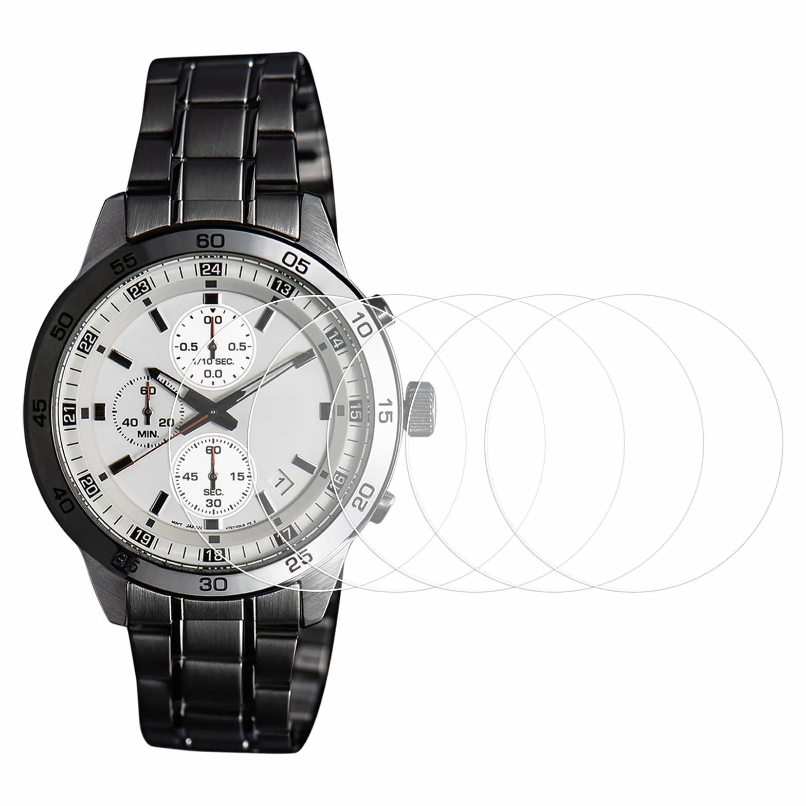 QUARKZMAN 2 sztuki folii ochronnych na wyświetlacz 32 mm HD High Definition, odporne na zarysowania, wodoodporne, ultra cienkie, TPU, uniwersalne, ochrona ekranu smartwatcha, z tkaniny, naklejki,