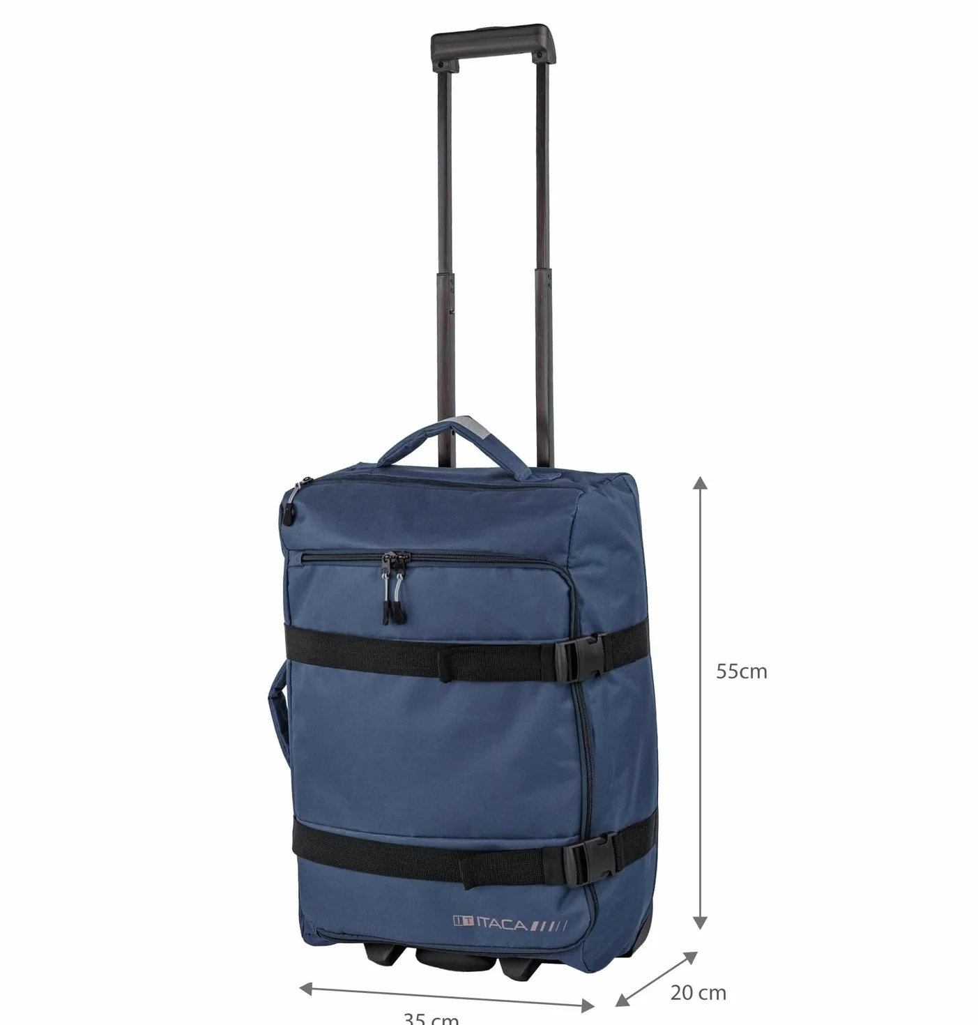 Torba podrózna na kólkach, walizka kabinowa 55x40x20, luggage, walizki - Trwalosc i komfort podczas podrózy
