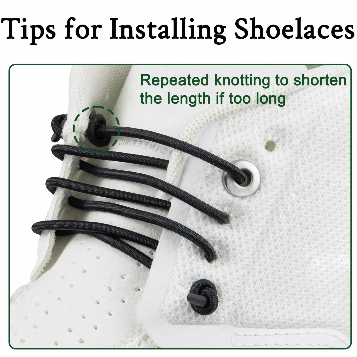 Endoto Elastyczne Sznurówki Bez Wiązania do ON Cloud 5 & 6 Butów, Sznurowadła Zamiennik Sznurowadeł Zamienne Shoe Laces Replacement Shoelaces