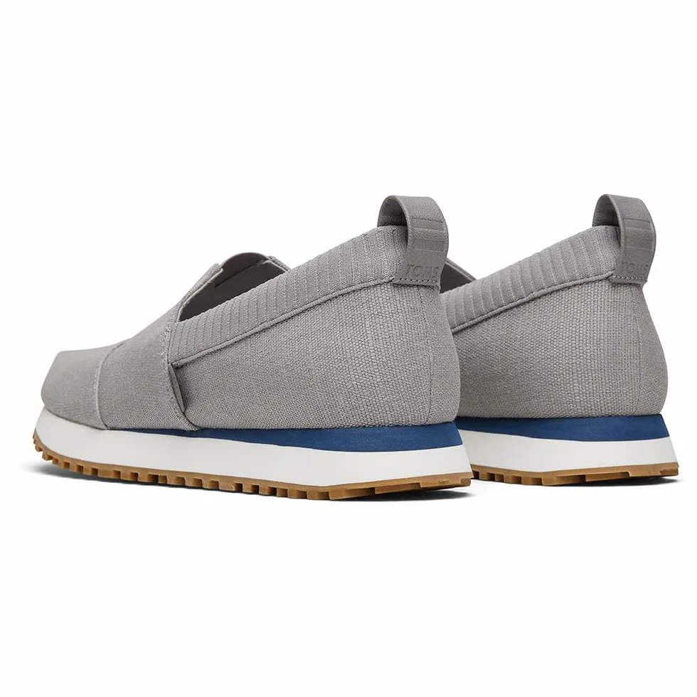 TOMS Męskie buty sportowe Resident 2.0, Mżawka szare płótno dziedzictwa, 44 EU