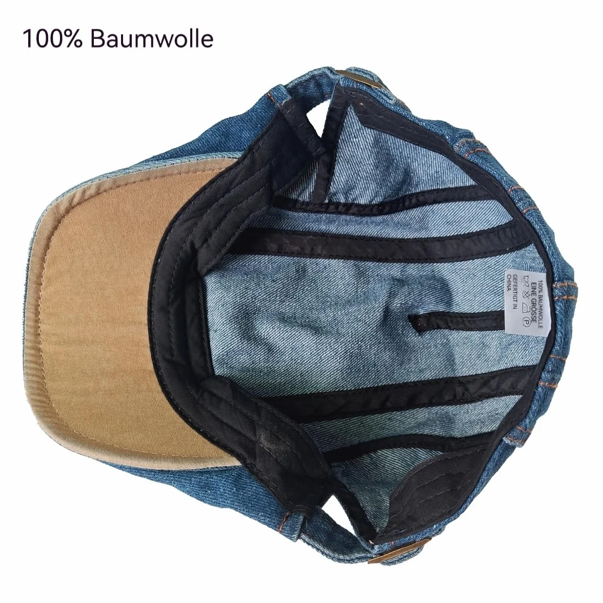 Kapelusz męski z denimu, bawełna, beret, czapka z daszkiem unisex płaska czapka Ivy Newsboy Cabbie Caps Driving Hut