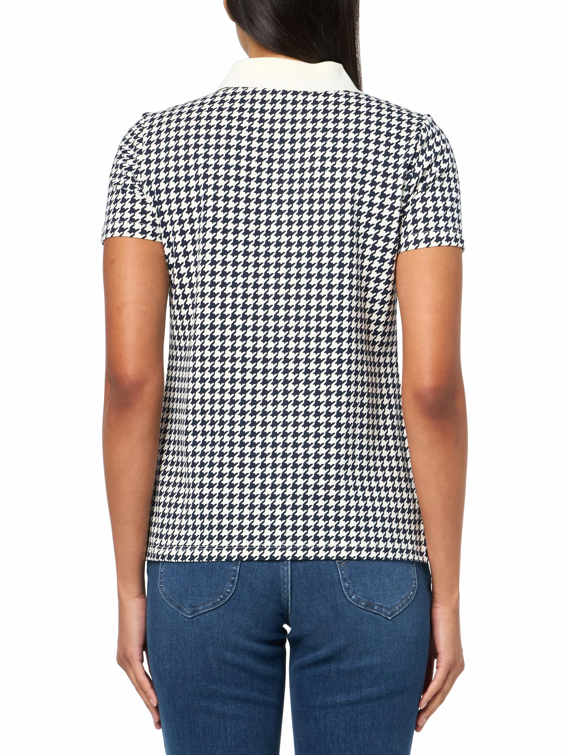 Tommy Hilfiger Damska koszulka polo Ss Core Pique, Kość słoniowa/Sky Capt, XXL