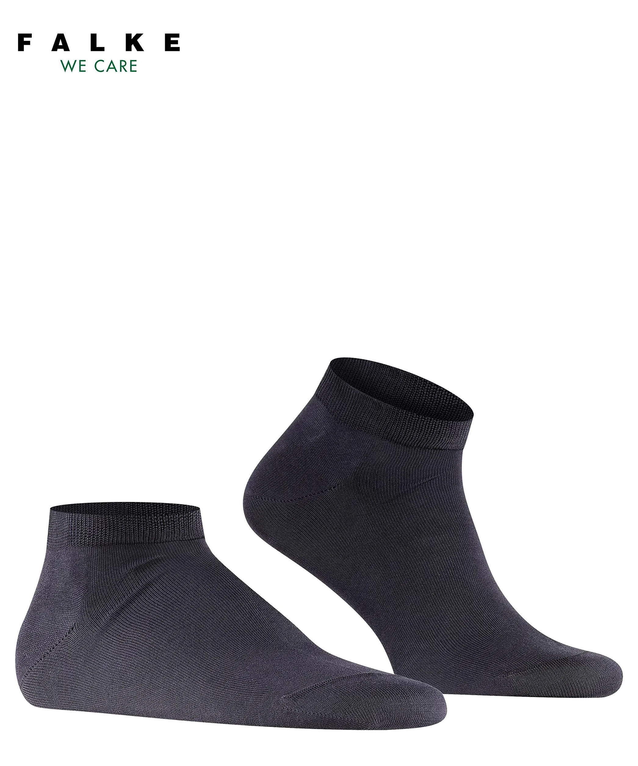 FALKE Mężczyźni Skarpety do trampek Cool 24/7 M Sn Bawełna krótkie jednokolorowe 1 Para, Niebieski Dark Navy 6375, 43-44
