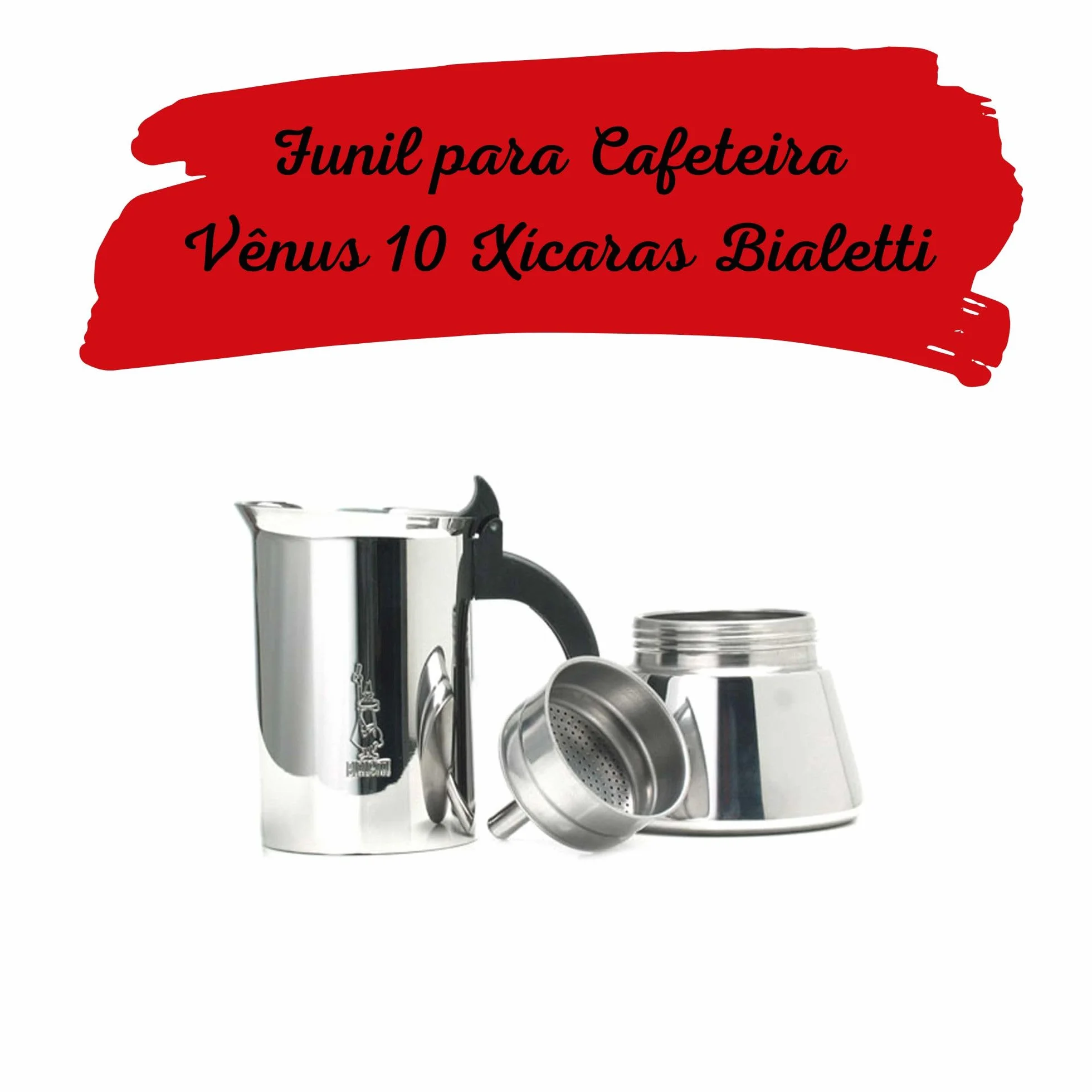 Bialetti Ricambi Części Zamienne do Kawiarki, Srebrny, 10 filiżanek