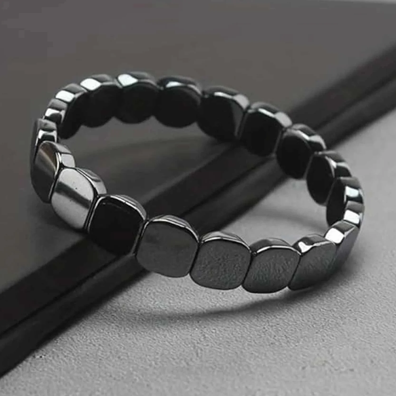Hemios Hematite Bracelet,Hemys Hematite Bracelet for Men,For Embody Resilience and Vitality,Restore Confidence & Your Edge,Gift for Dad,Husband,Boyfriend