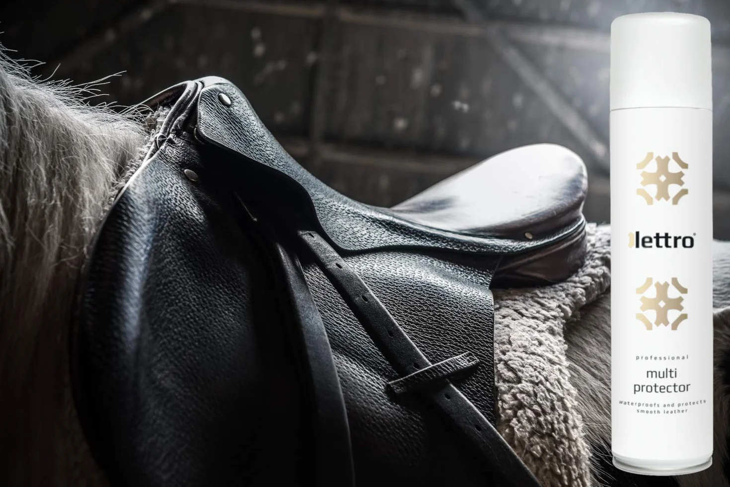Lettro Multi Protector - Wyskoiej Jakości Impregnat w Sprayu, Hydrofobowy Impregnat do Skóry, Tekstyliów i Tkanin, Doskonale Odpychający Wodę i Brud, Mebli, Kurtek, Butów i Toreb, 400 ml – 13.52 fl.