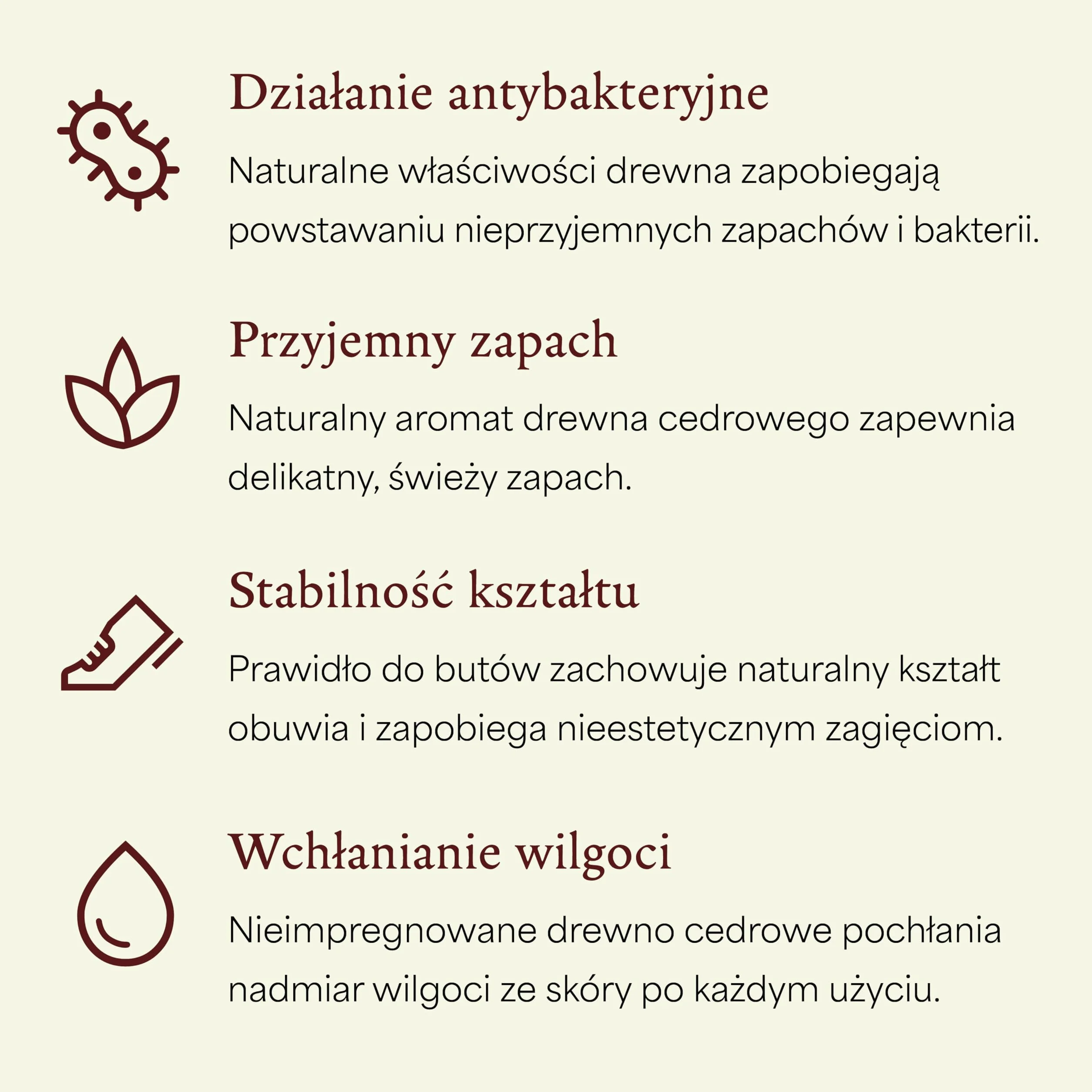 Langer & Messmer Napinacz do butów z drewna cedrowego (dla mężczyzn i kobiet) wraz z łyżką do butów podróżnych z drewna cedrowego, rozmiar 34 do 50, oryginał!, beżowy, 42-43
