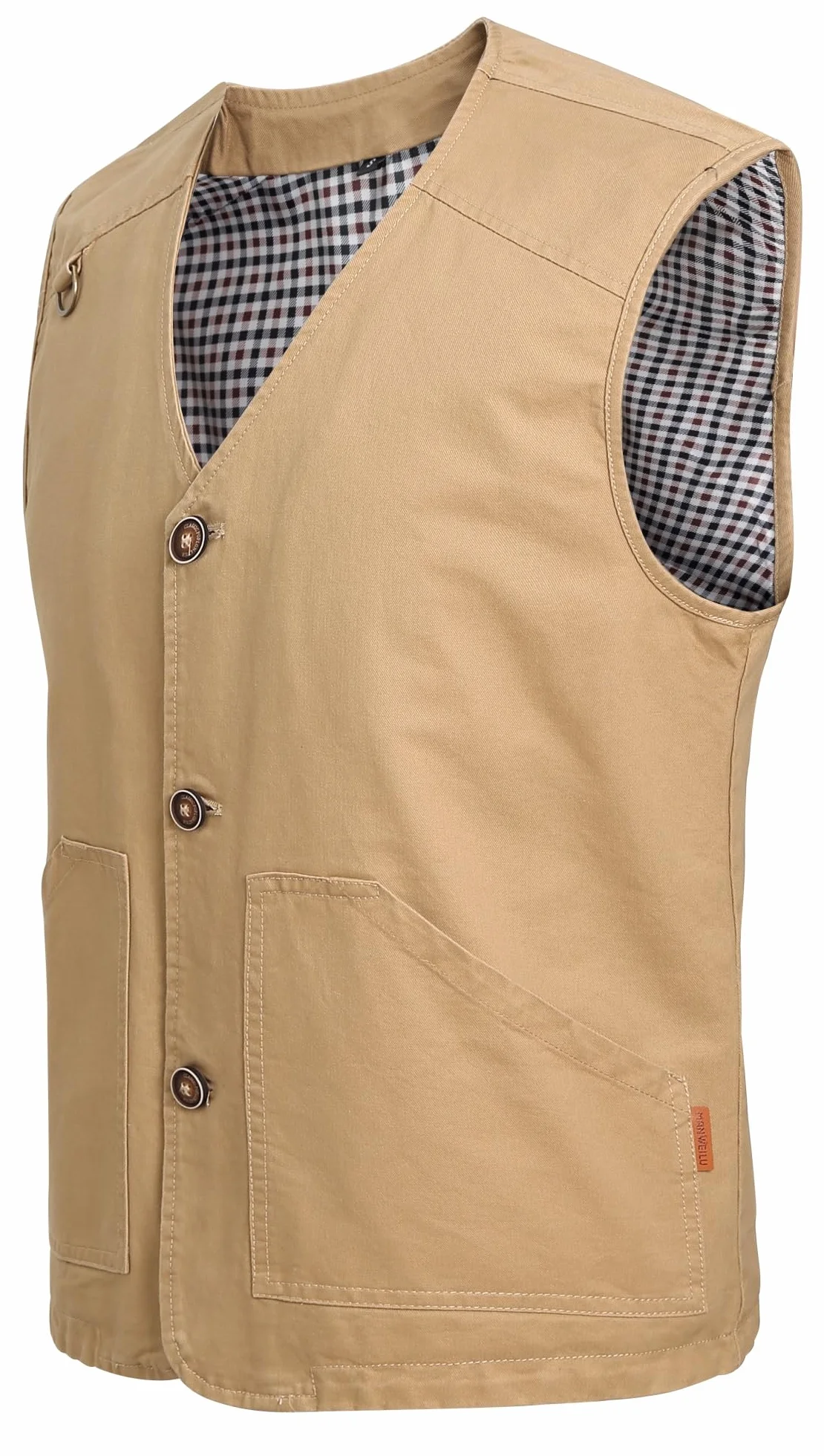 Męska kamizelka sportowa na świeżym powietrzu, lekka, oddychająca kurtka bez rękawów, wypoczynek, kamizelka, polowanie, dziennikarz, fotografia, khaki, 3XL, Khaki, 3XL