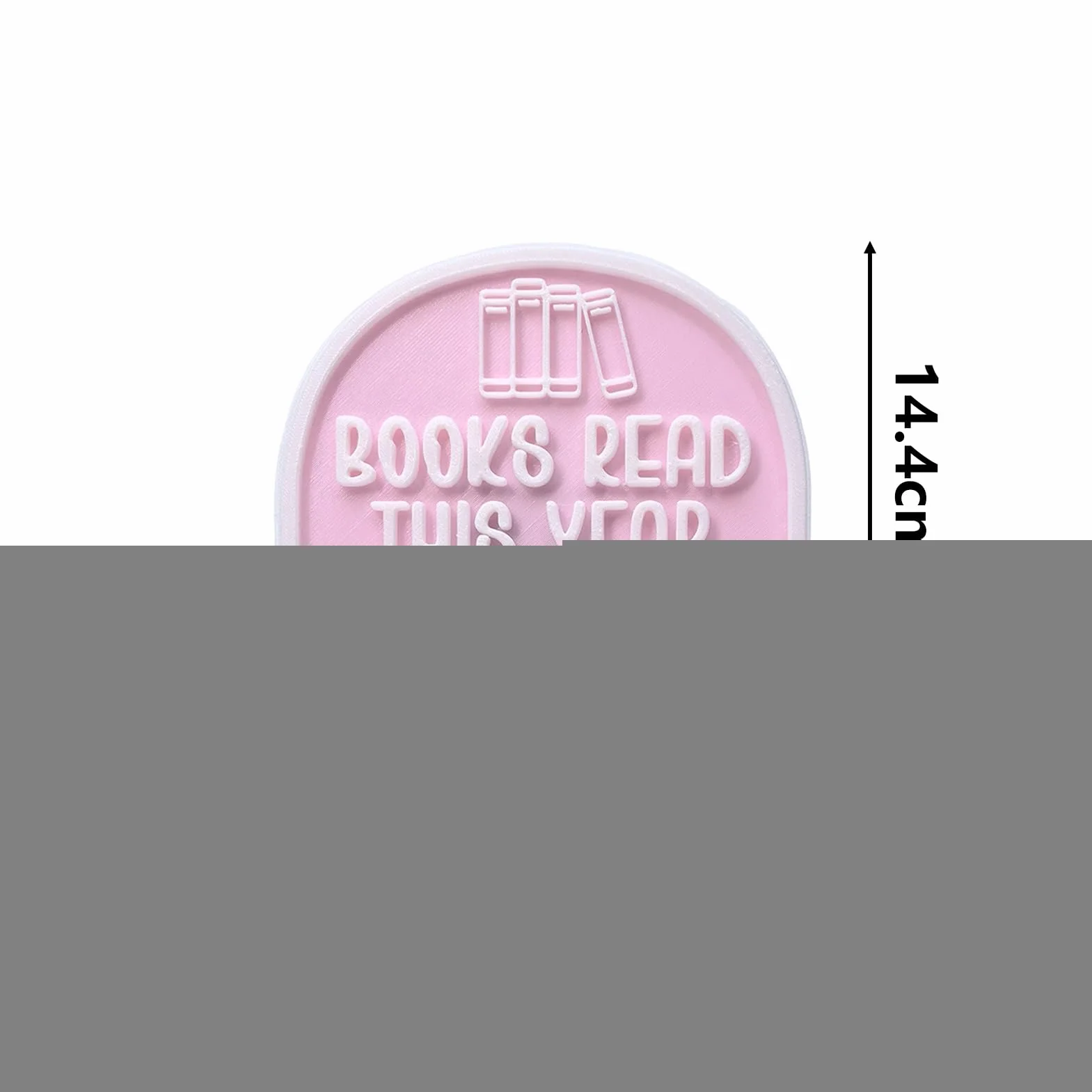 Nowoczesny ornament trackera książki dla miłośników książek, do 999 książek, do biblioteki i domu