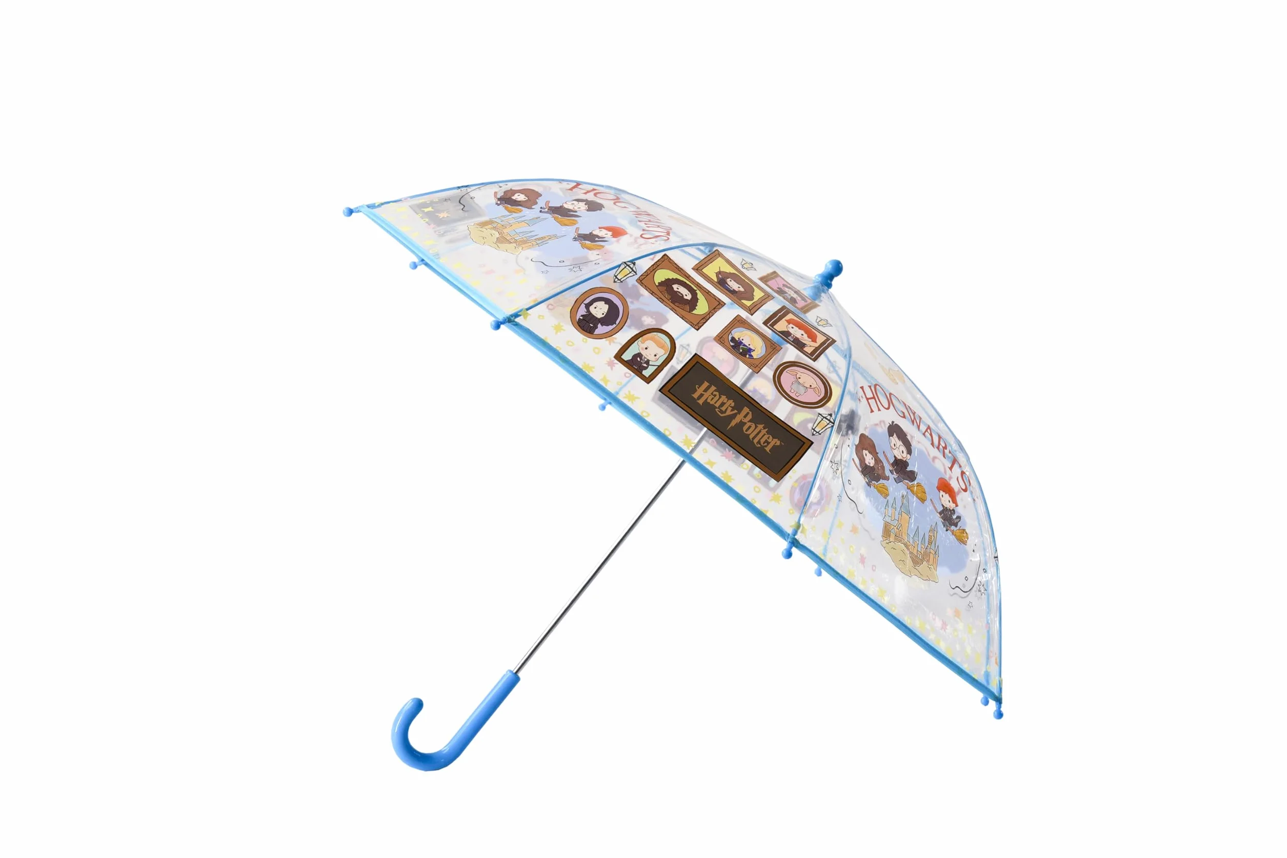 CyP Brands Harry Potter parasol przeciwdeszczowy dla chłopców i dziewcząt, przezroczysty, oficjalny produkt, Przezroczysty
