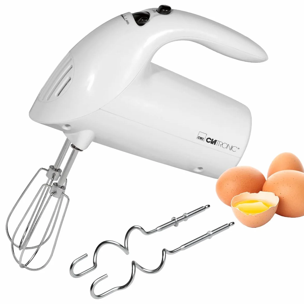Clatronic mikser ręczny HM 3014 250 W stal nierdzewna biały