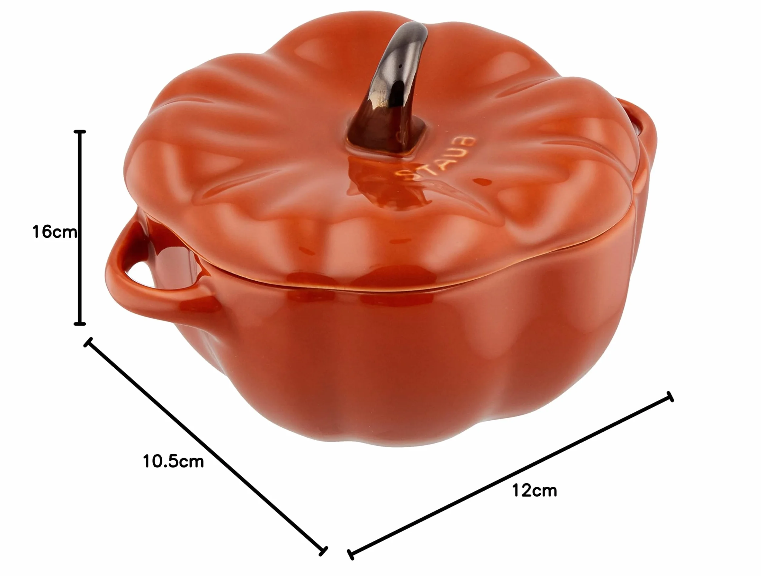 Staub Dynia naczynie do zapiekanek ceramiczne 0,5 l cynamon