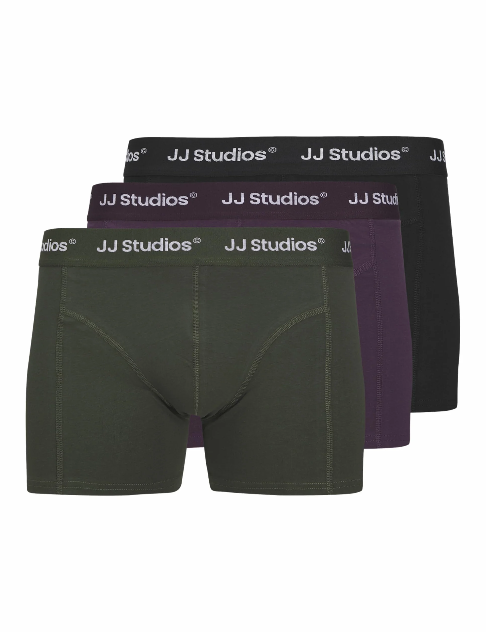 JACK & JONES Junior Jnr Sn, męskie bokserki Jacsoho Solid Trunks, 3 sztuki w opakowaniu, numeric_140 (zestaw 3 szt.), Duffel Bag, numeric_140