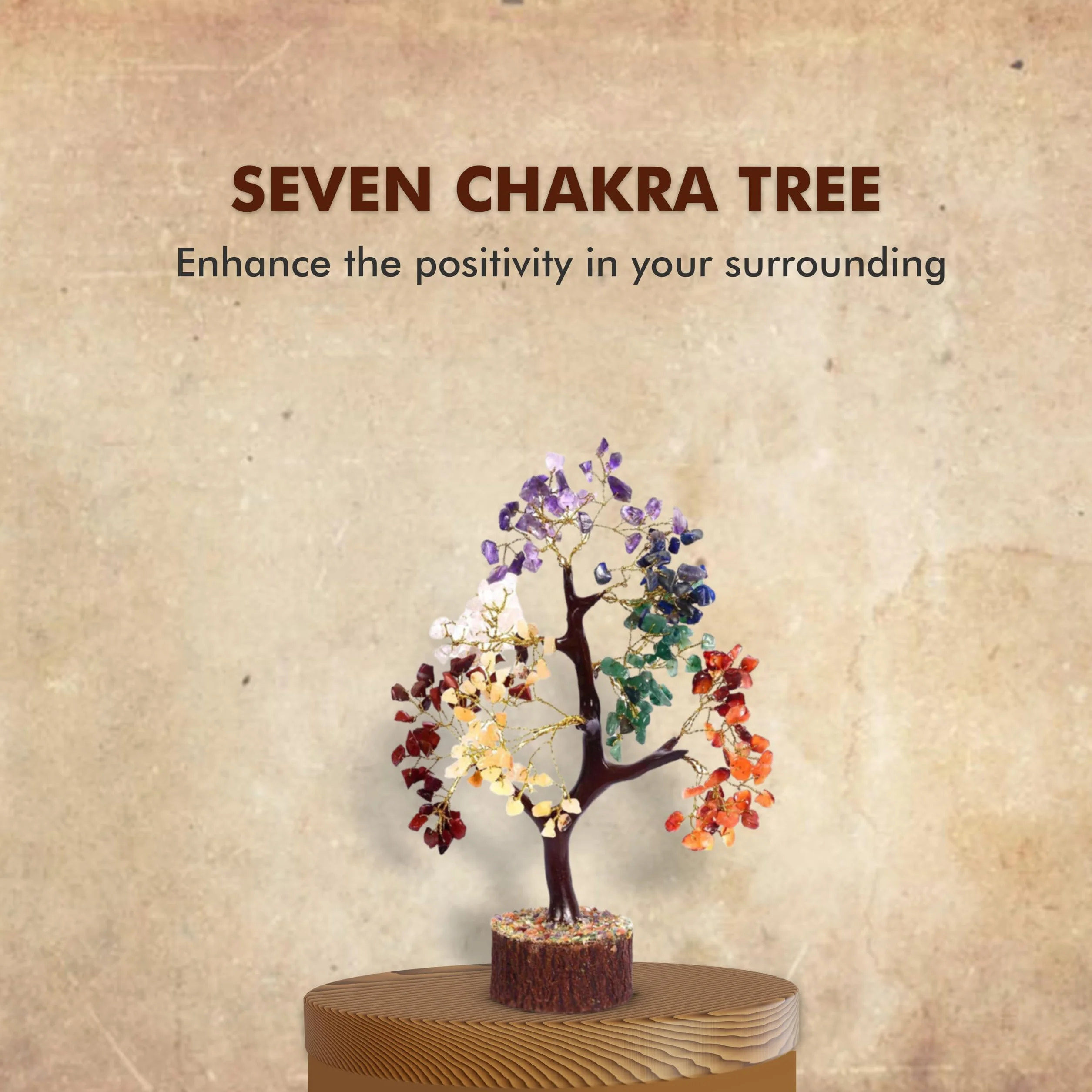 Wonder Care Naturalne kryształowe bonsai Reiki siedem czakr Feng Shui dekoracja domu